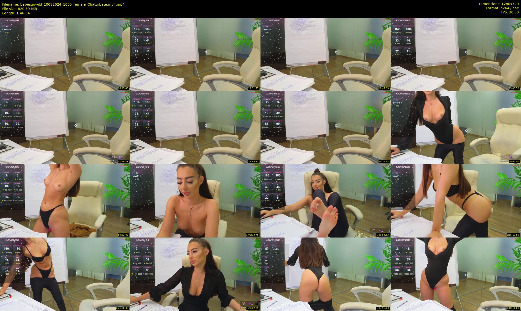 babesgowild — 107 minute Chaturbate couple cam show recording, 720p, Aug 10, 2024