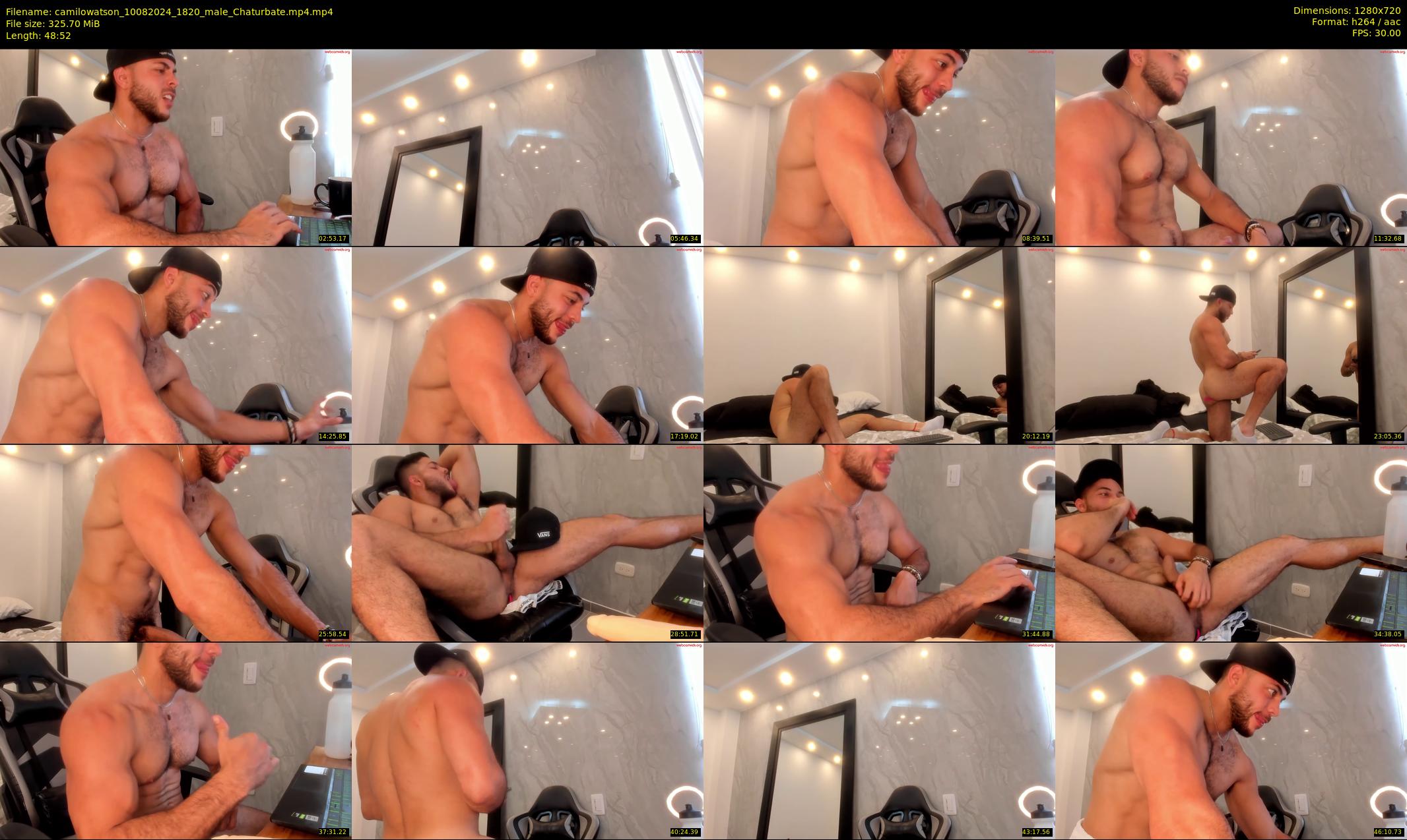 camilowatson — 49 minute Chaturbate male cam show recording, 720p, Aug 10, 2024