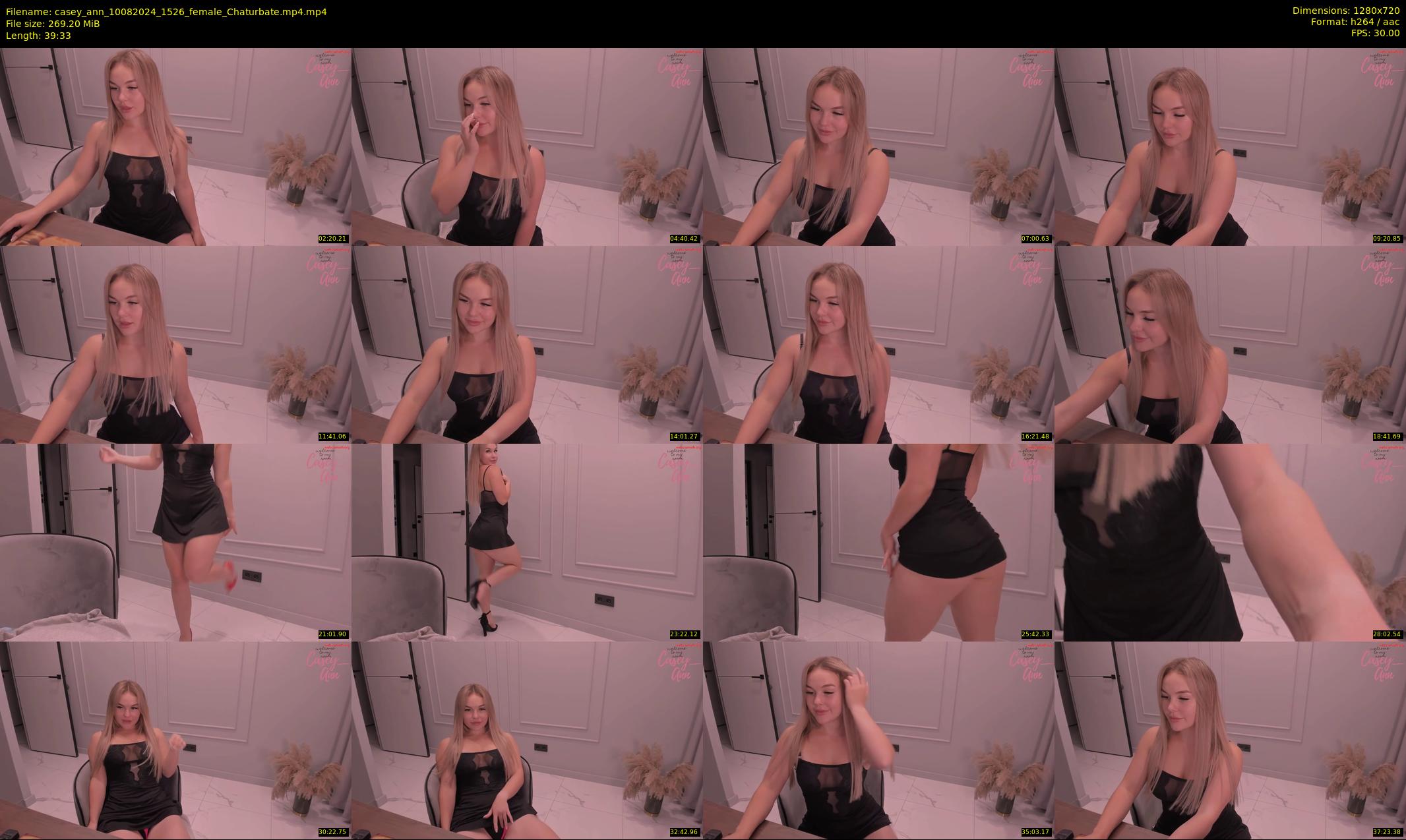 casey_ann — 40 minute Chaturbate female cam show recording, 720p, Aug 10, 2024