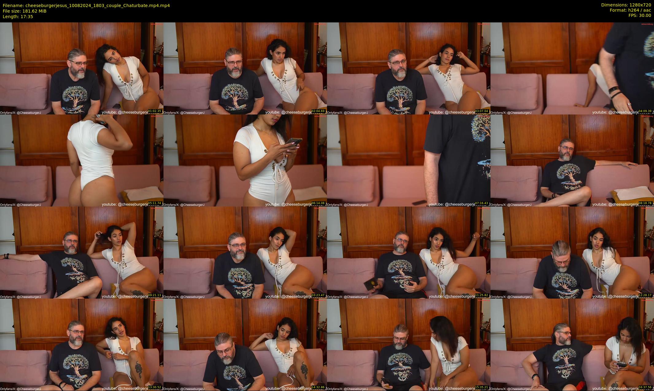cheeseburgerjesus — 18 minute Chaturbate couple cam show recording, 720p, Aug 10, 2024