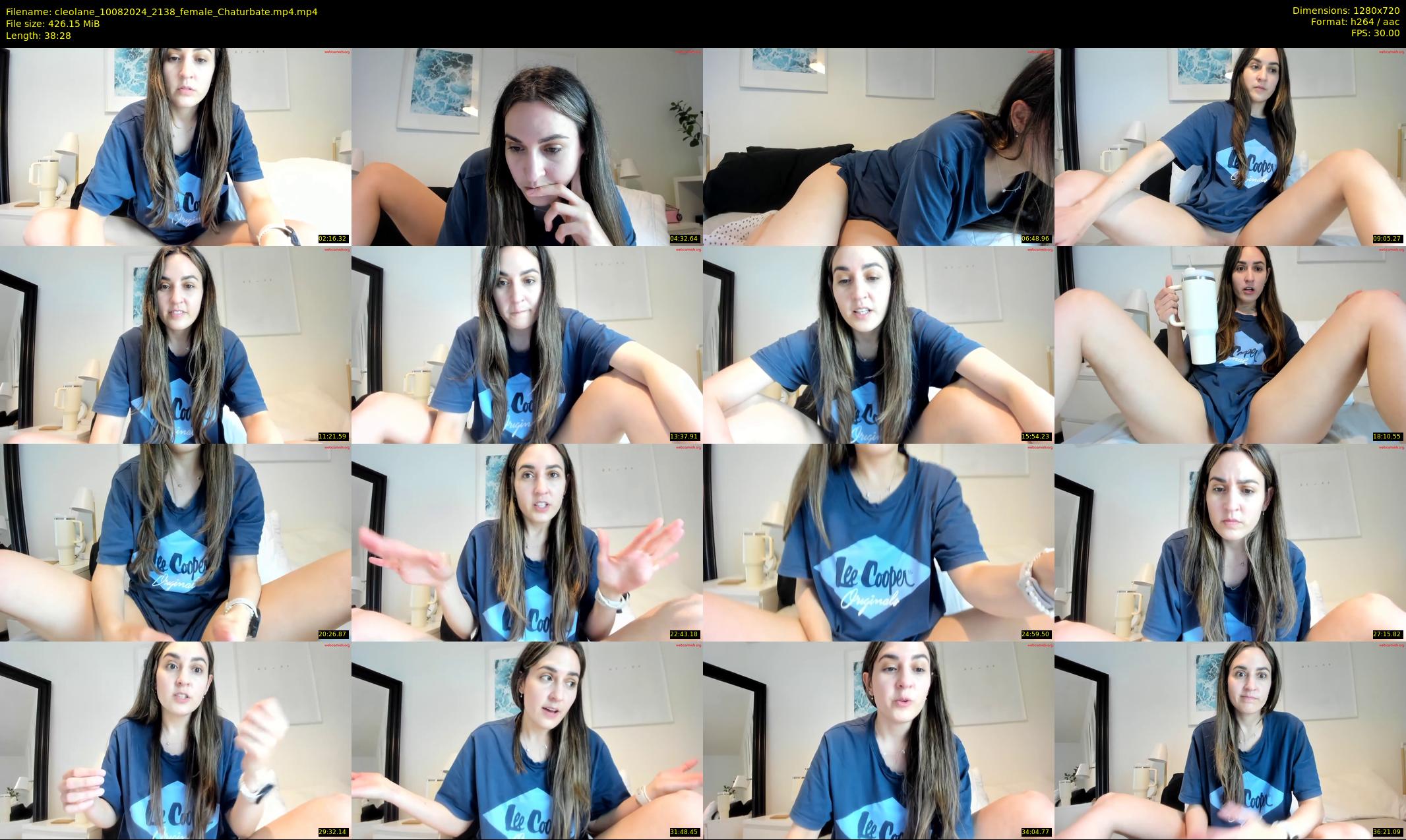 cleolane — 39 minute Chaturbate female cam show recording, 720p, Aug 10, 2024