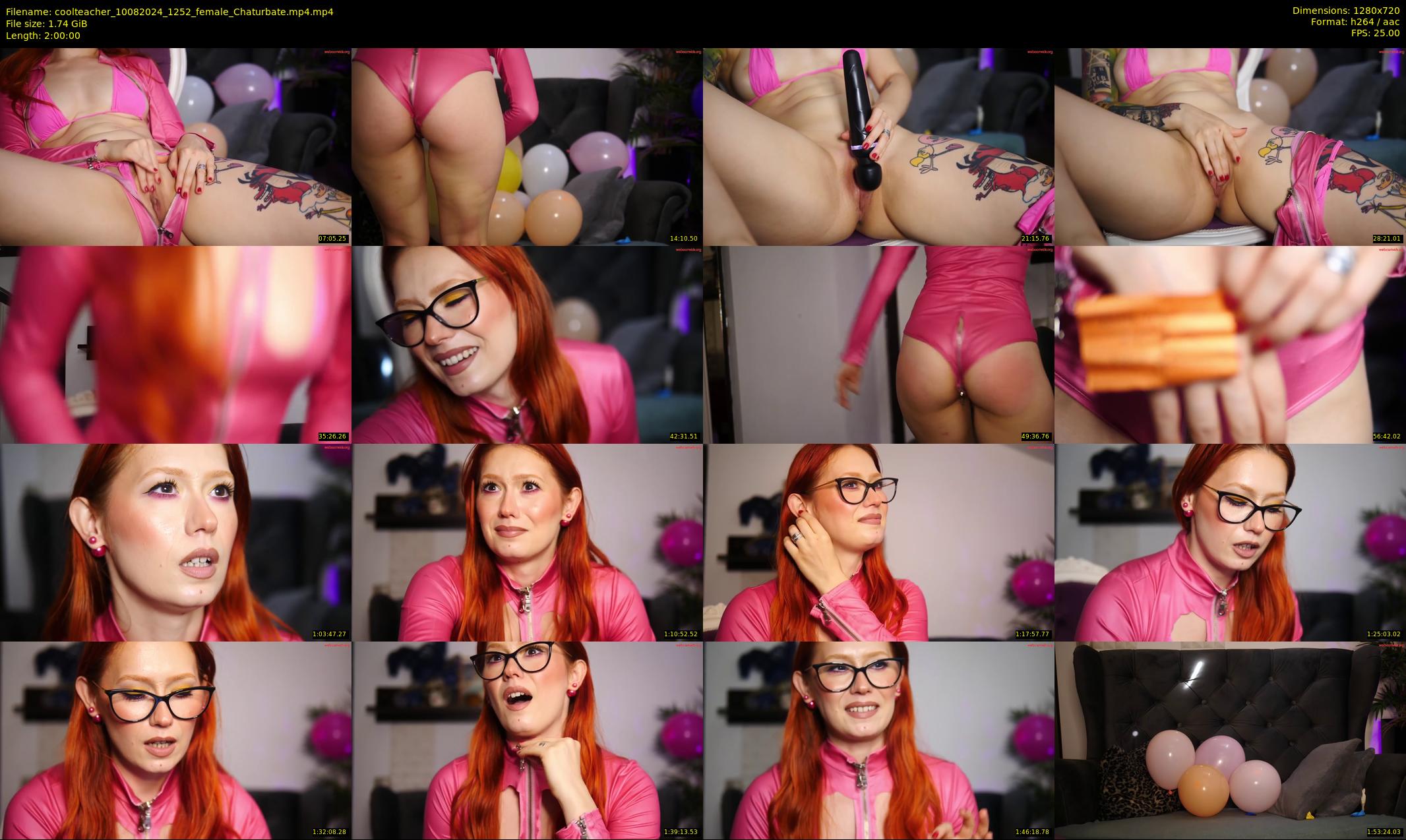 coolteacher — 120 minute Chaturbate female cam show recording, 720p, Aug 10, 2024