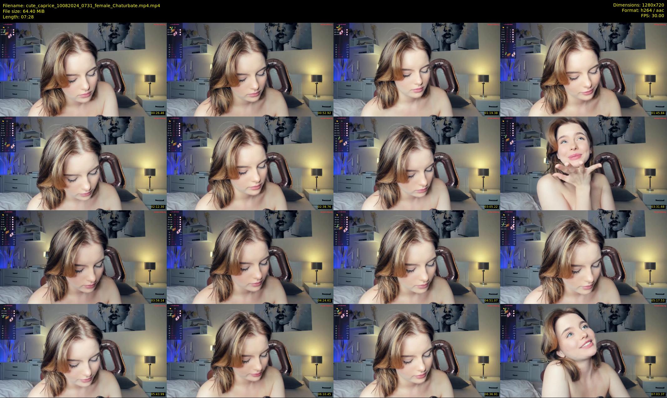 cute_caprice — 8 minute Chaturbate female cam show recording, 720p, Aug 10, 2024