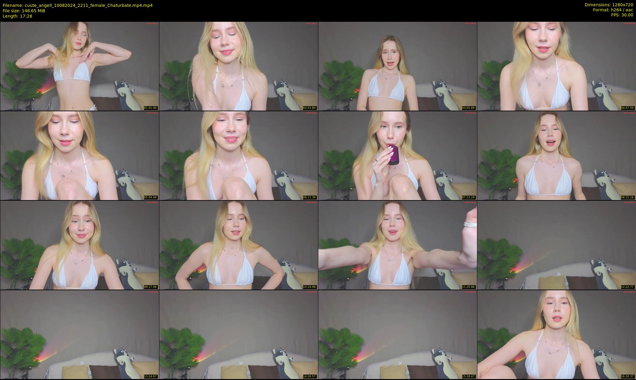 cuute_angell — 18 minute Chaturbate female cam show recording, 720p, Aug 10, 2024