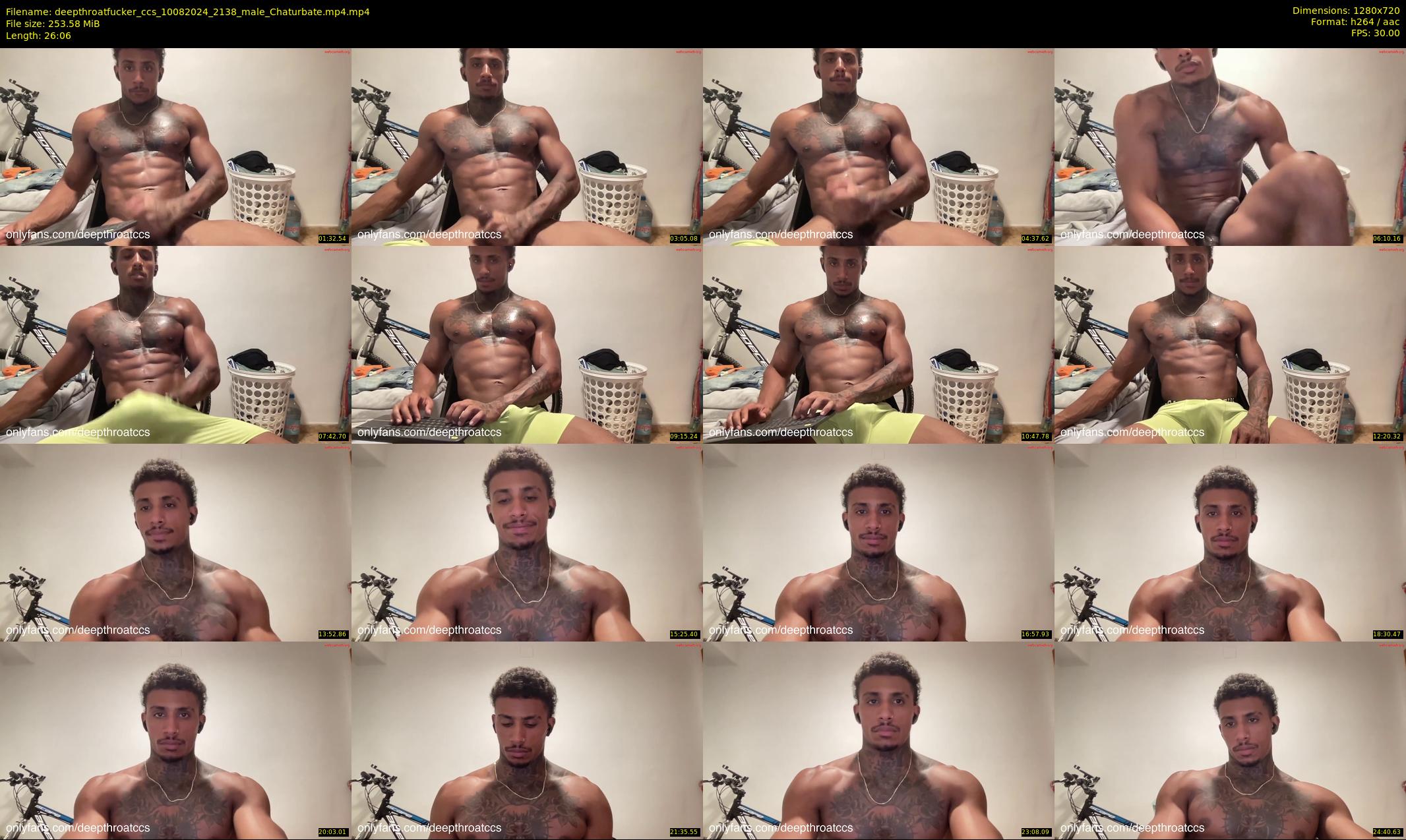 deepthroatfucker_ccs — 27 minute Chaturbate male cam show recording, 720p, Aug 10, 2024