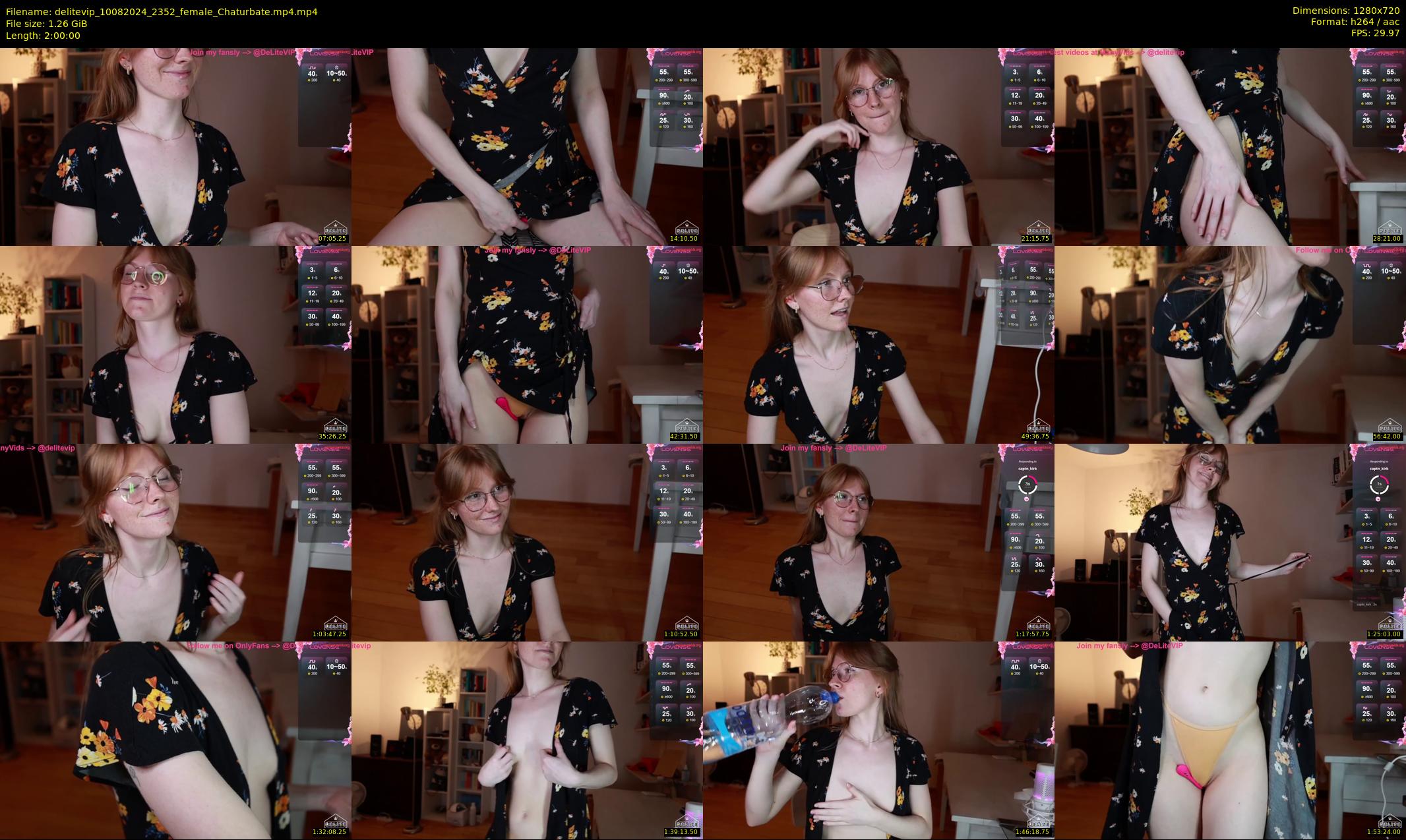 delitevip — 120 minute Chaturbate female cam show recording, 720p, Aug 10, 2024