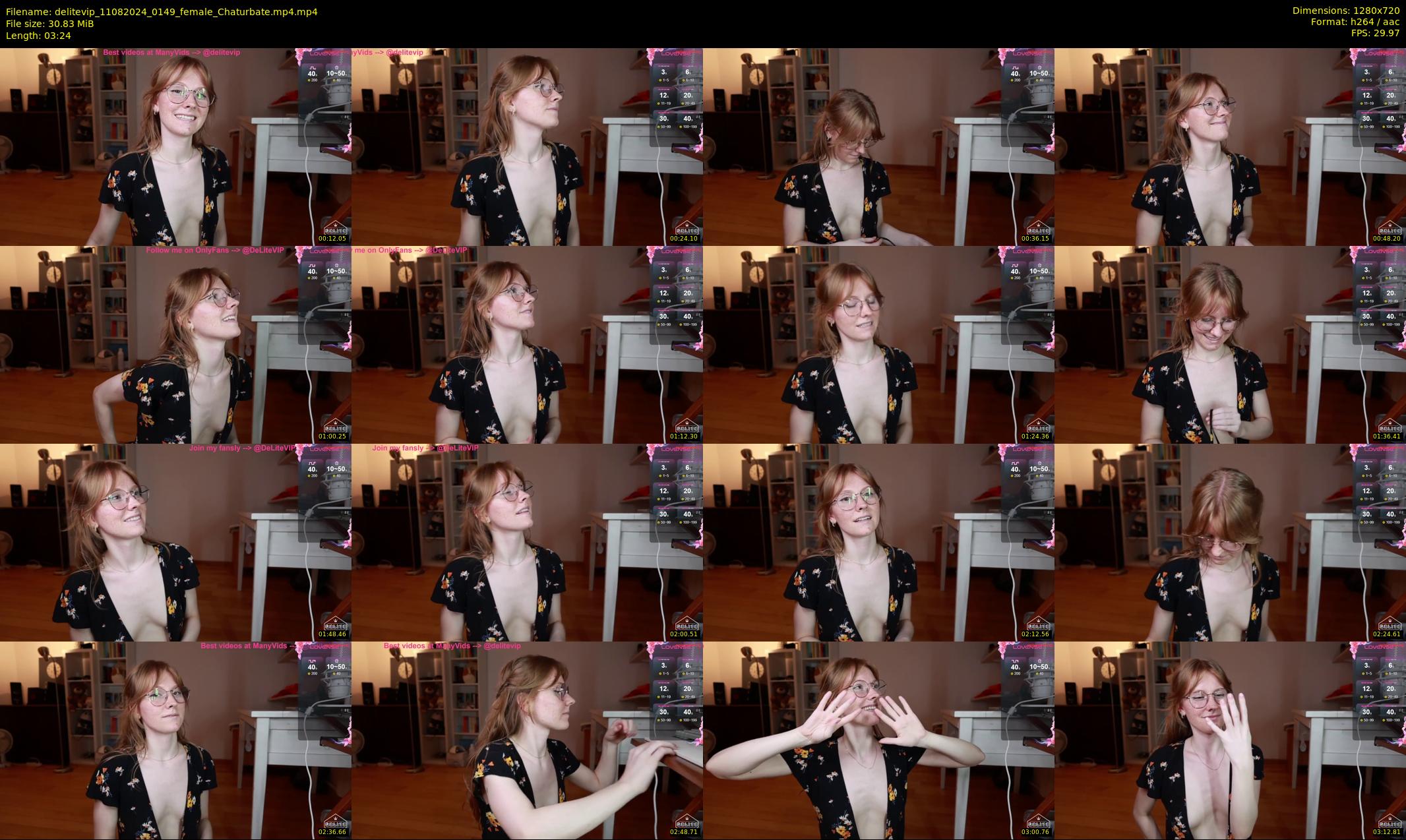 delitevip — 4 minute Chaturbate female cam show recording, 720p, Aug 11, 2024