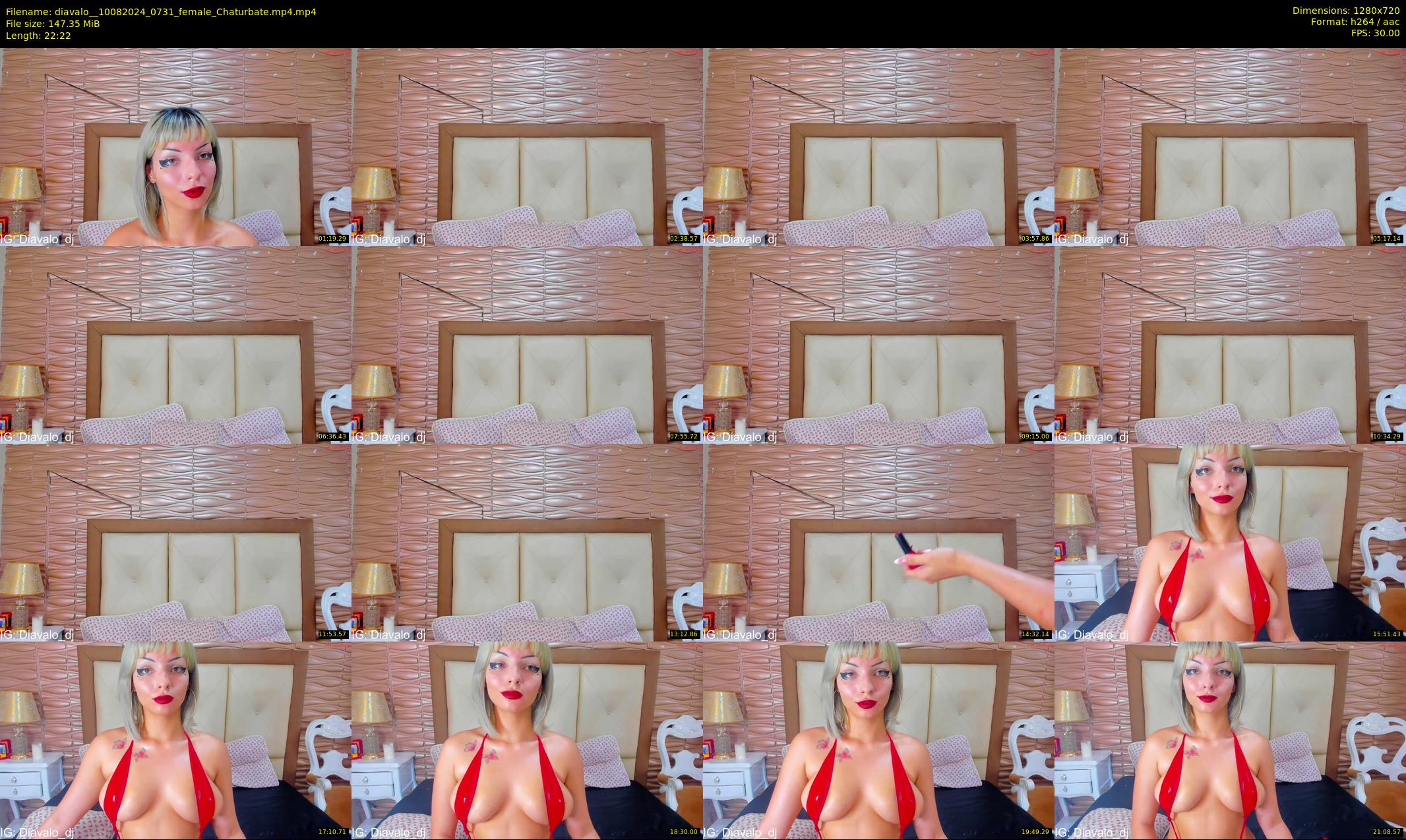 diavalo_ — 23 minute Chaturbate female cam show recording, 720p, Aug 10, 2024