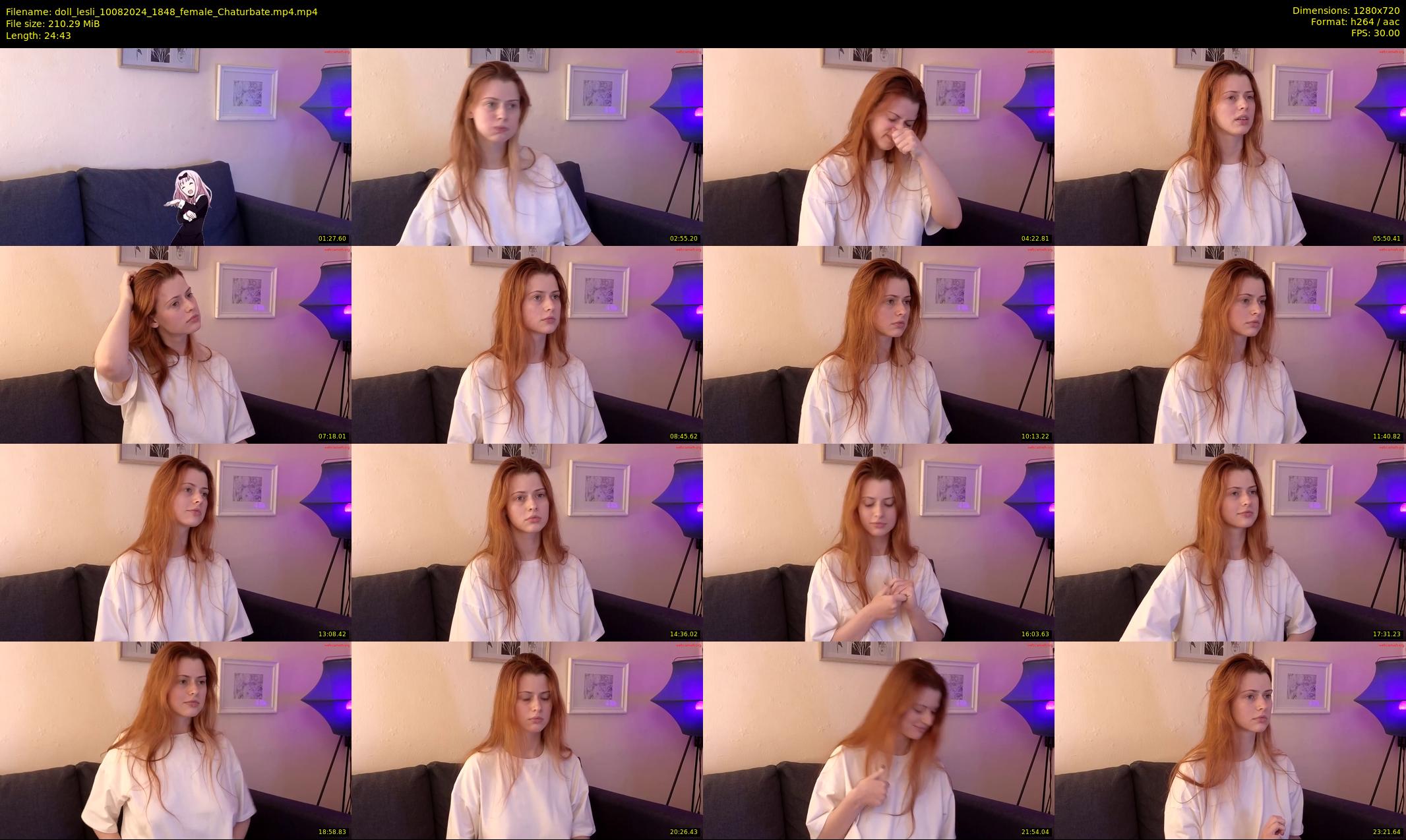 doll_lesli — 25 minute Chaturbate female cam show recording, 720p, Aug 10, 2024