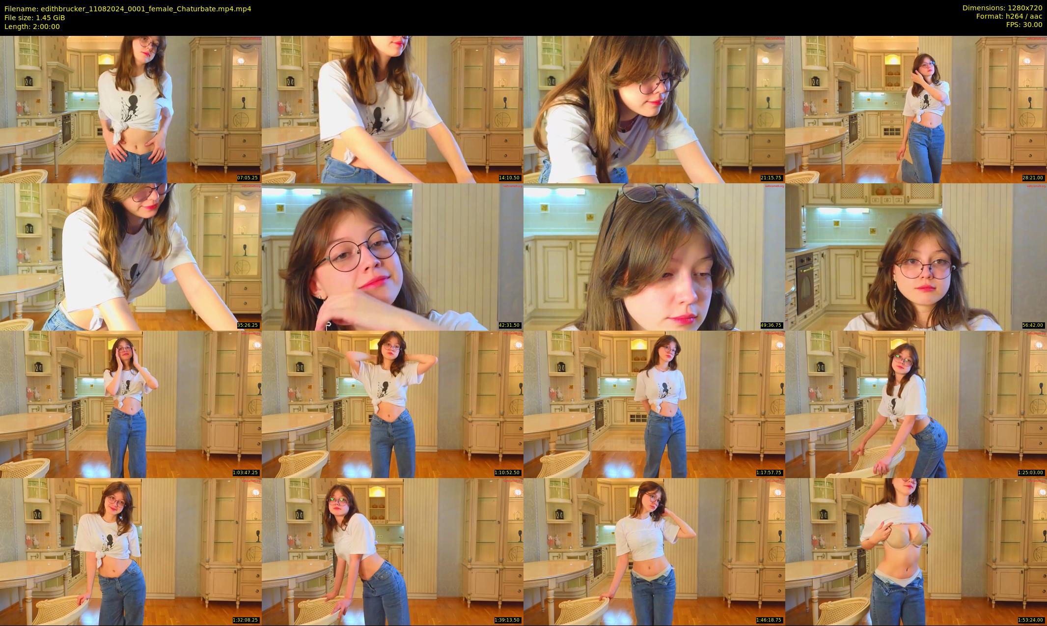 edithbrucker — 120 minute Chaturbate female cam show recording, 720p, Aug 11, 2024