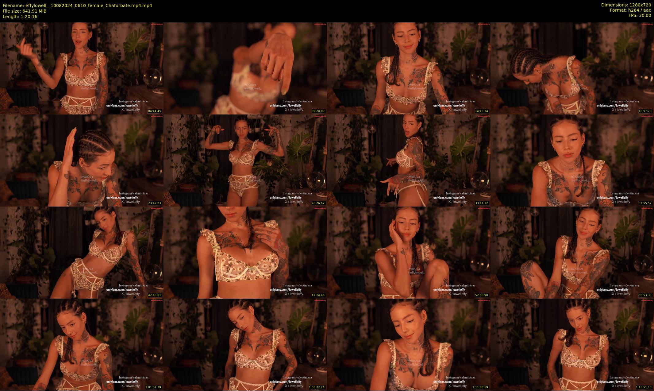 effylowell_ — 81 minute Chaturbate female cam show recording, 720p, Aug 10, 2024
