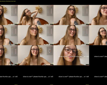 existencee — 34 minute Chaturbate female cam show recording, 720p, Aug 10, 2024