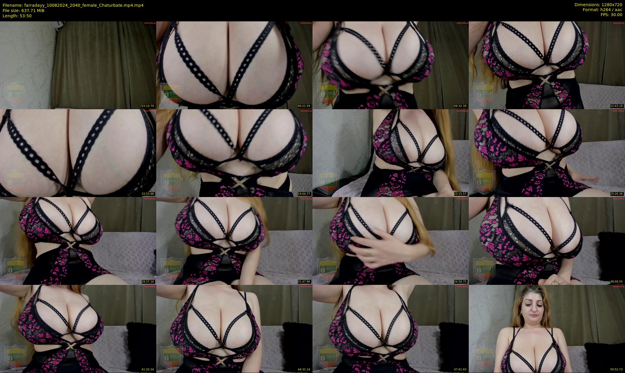 farradayy — 54 minute Chaturbate female cam show recording, 720p, Aug 10, 2024