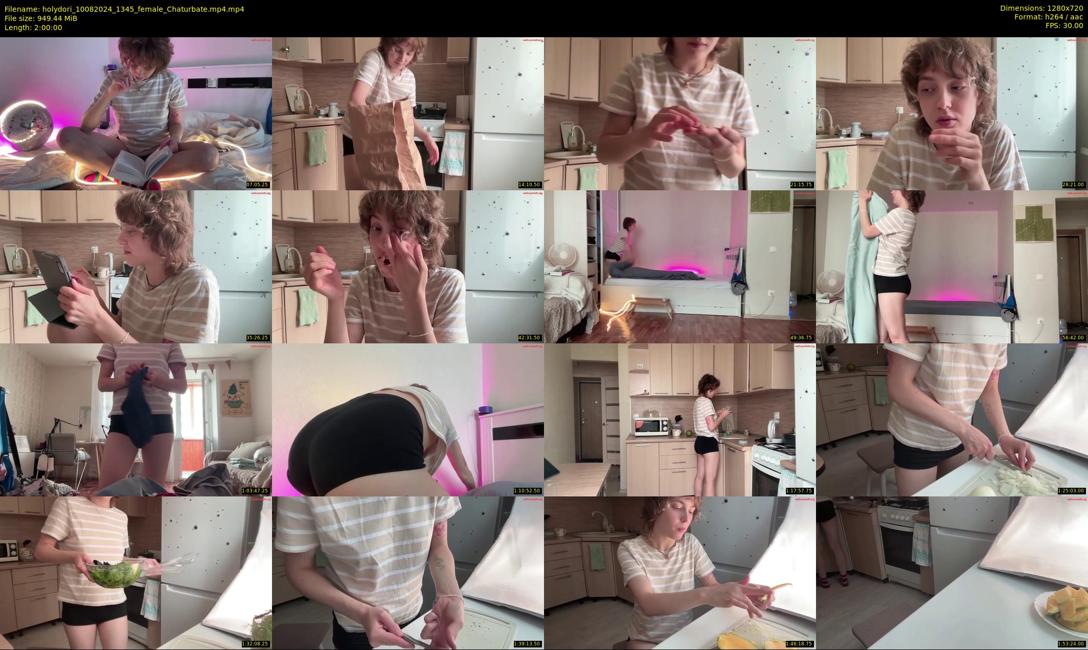 holydori — 120 minute Chaturbate female cam show recording, 720p, Aug 10, 2024