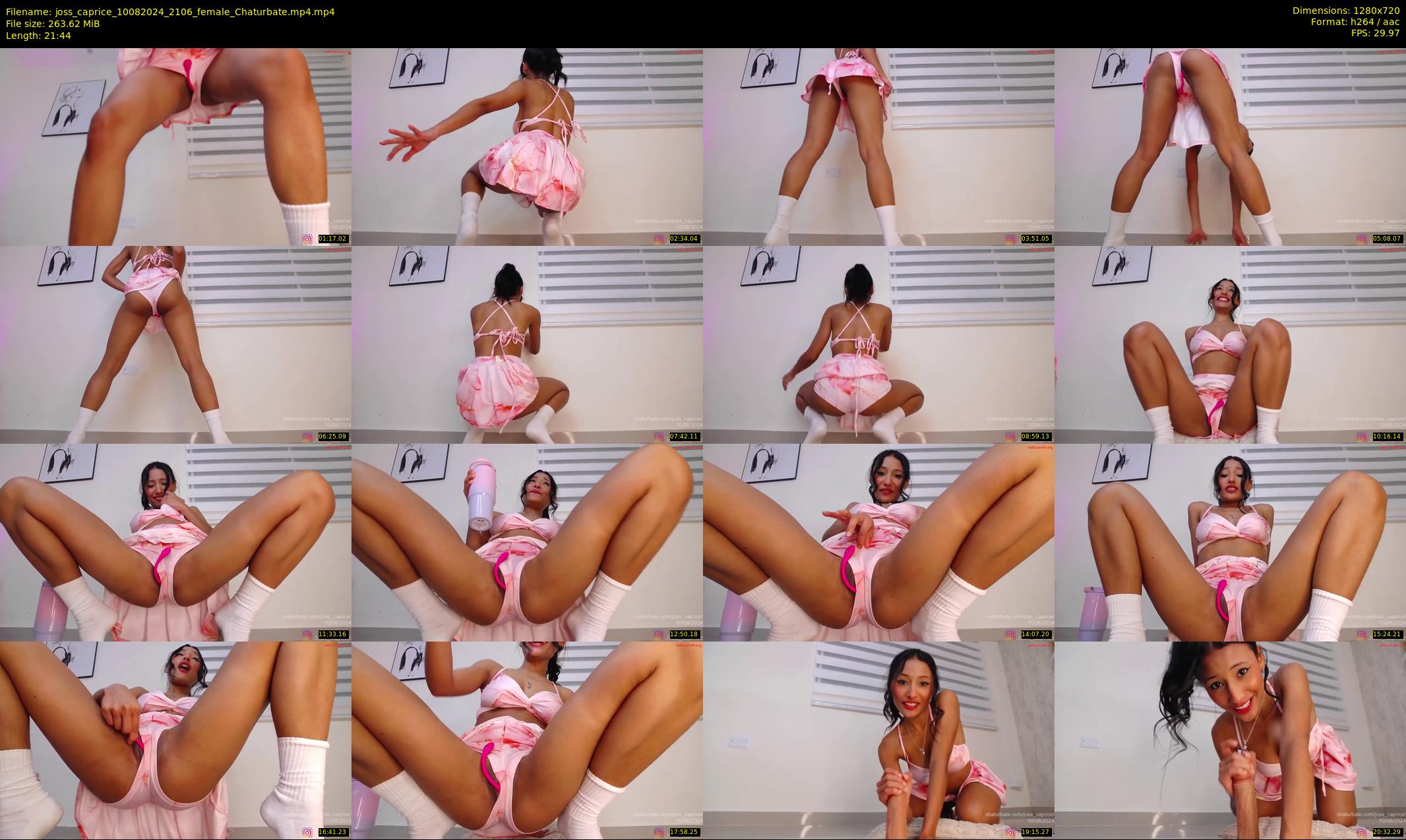 joss_caprice — 22 minute Chaturbate female cam show recording, 720p, Aug 10, 2024