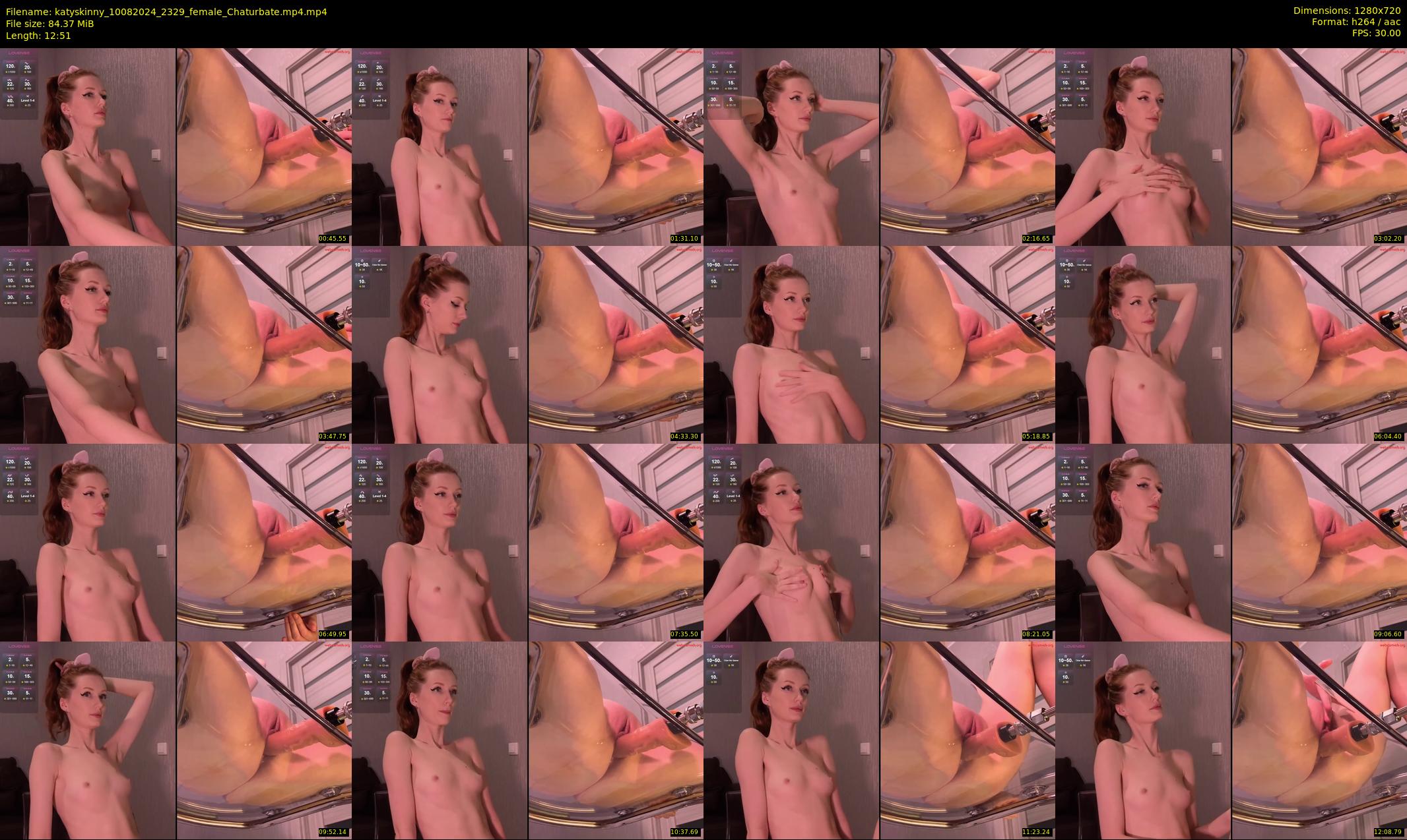 katyskinny — 13 minute Chaturbate female cam show recording, 720p, Aug 10, 2024