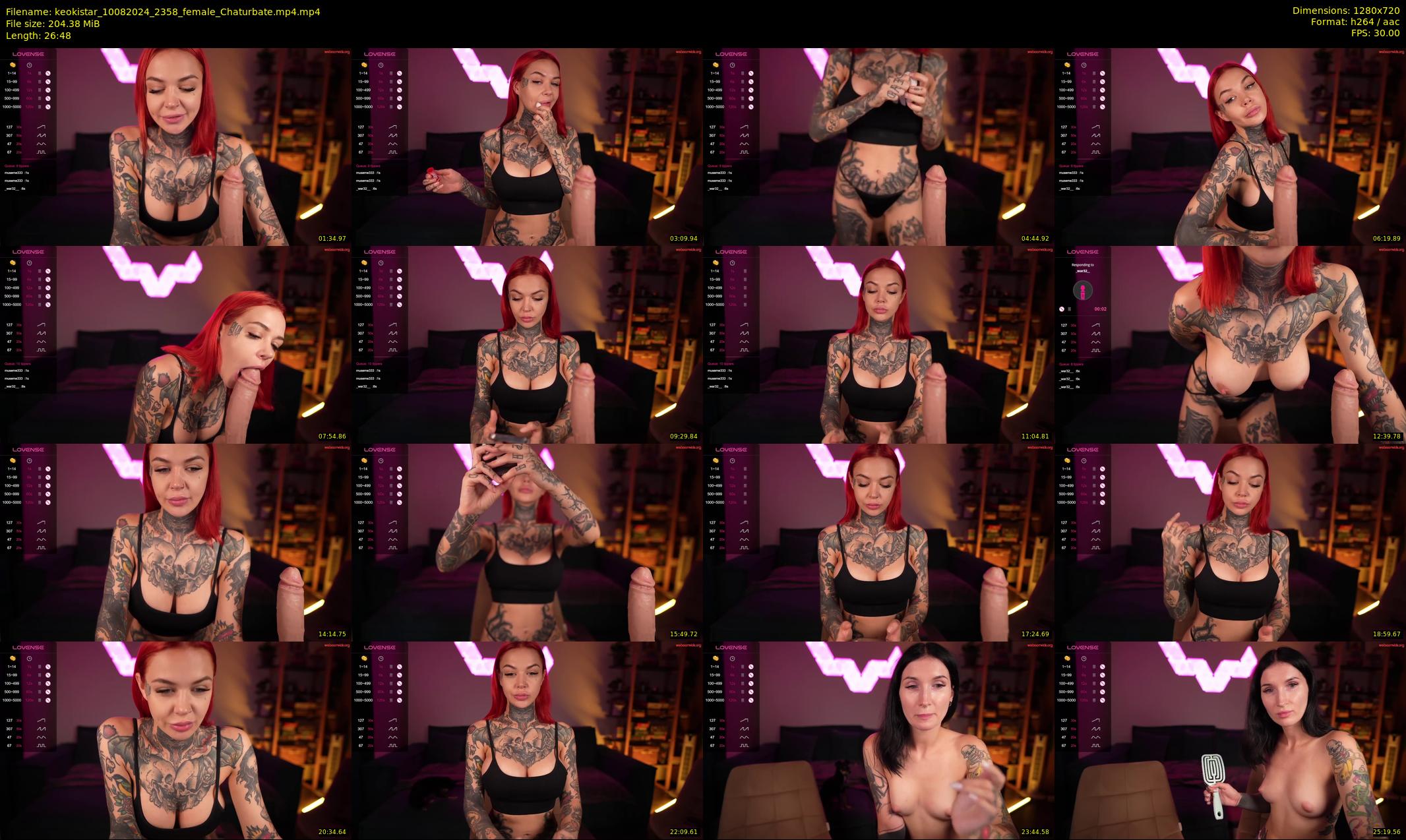 keokistar — 27 minute Chaturbate female cam show recording, 720p, Aug 10, 2024