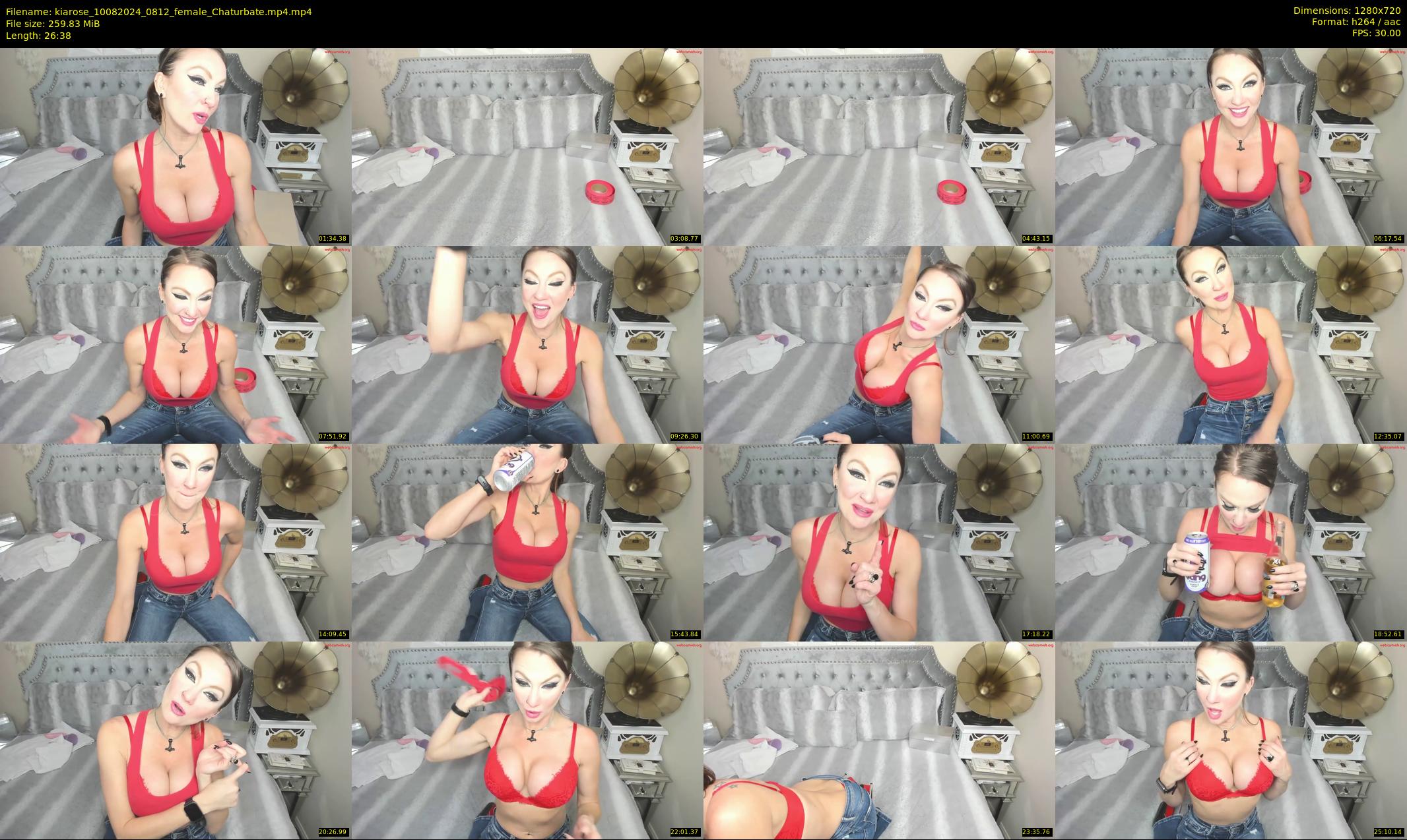 kiarose — 27 minute Chaturbate female cam show recording, 720p, Aug 10, 2024