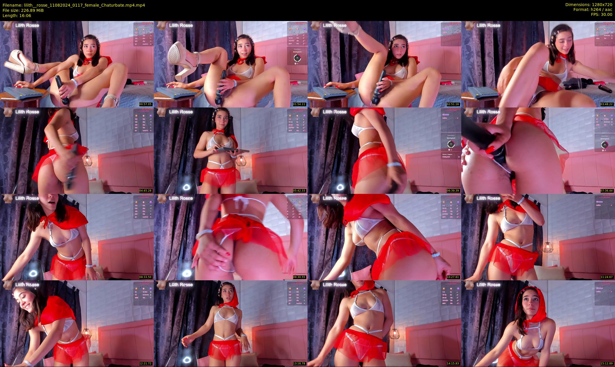 lilith__rosse — 17 minute Chaturbate female cam show recording, 720p, Aug 11, 2024