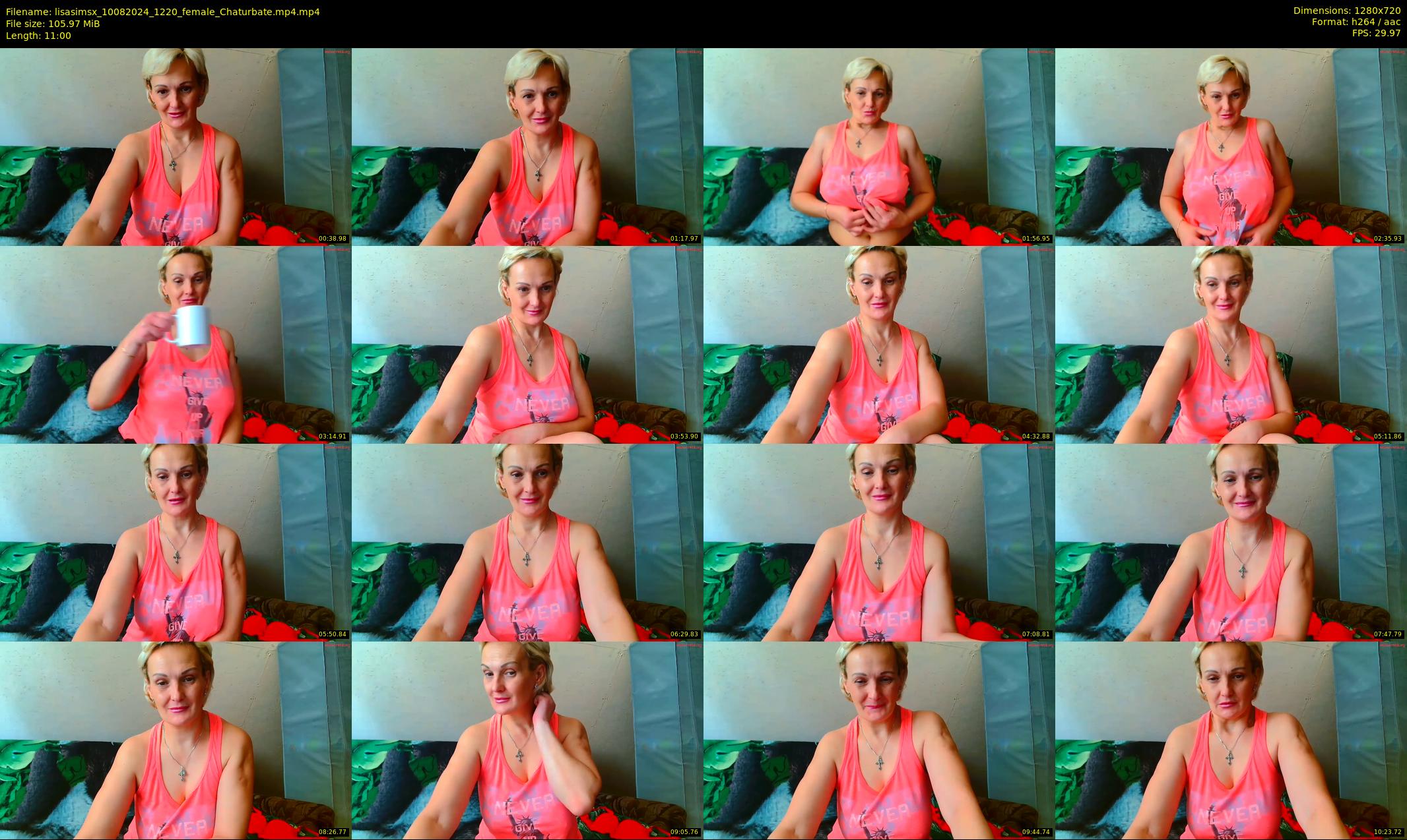 lisasimsx — 11 minute Chaturbate female cam show recording, 720p, Aug 10, 2024