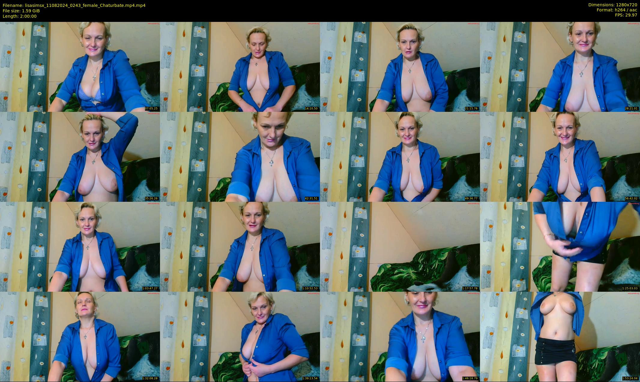 lisasimsx — 120 minute Chaturbate female cam show recording, 720p, Aug 11, 2024