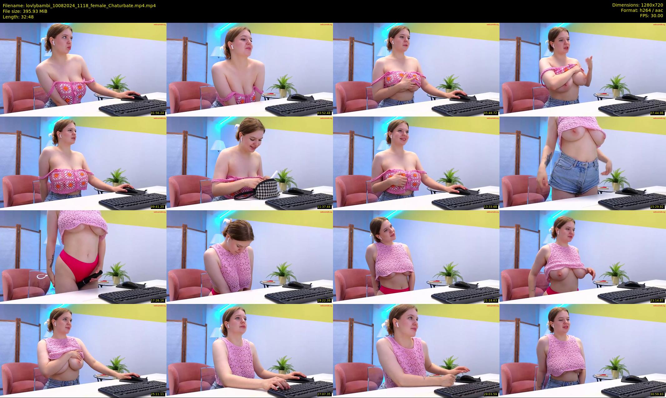 lovlybambi — 33 minute Chaturbate female cam show recording, 720p, Aug 10, 2024
