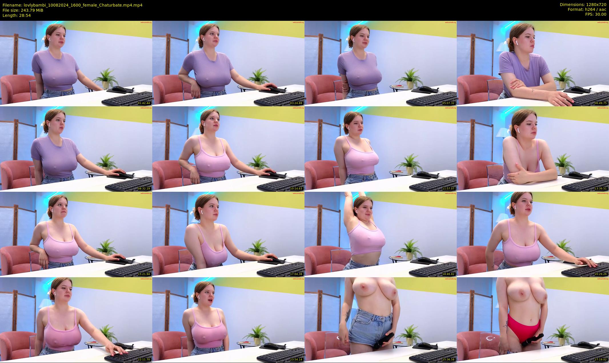 lovlybambi — 29 minute Chaturbate female cam show recording, 720p, Aug 10, 2024