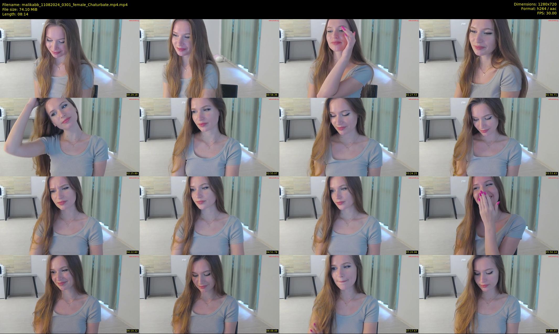 malikabb — 9 minute Chaturbate female cam show recording, 720p, Aug 11, 2024