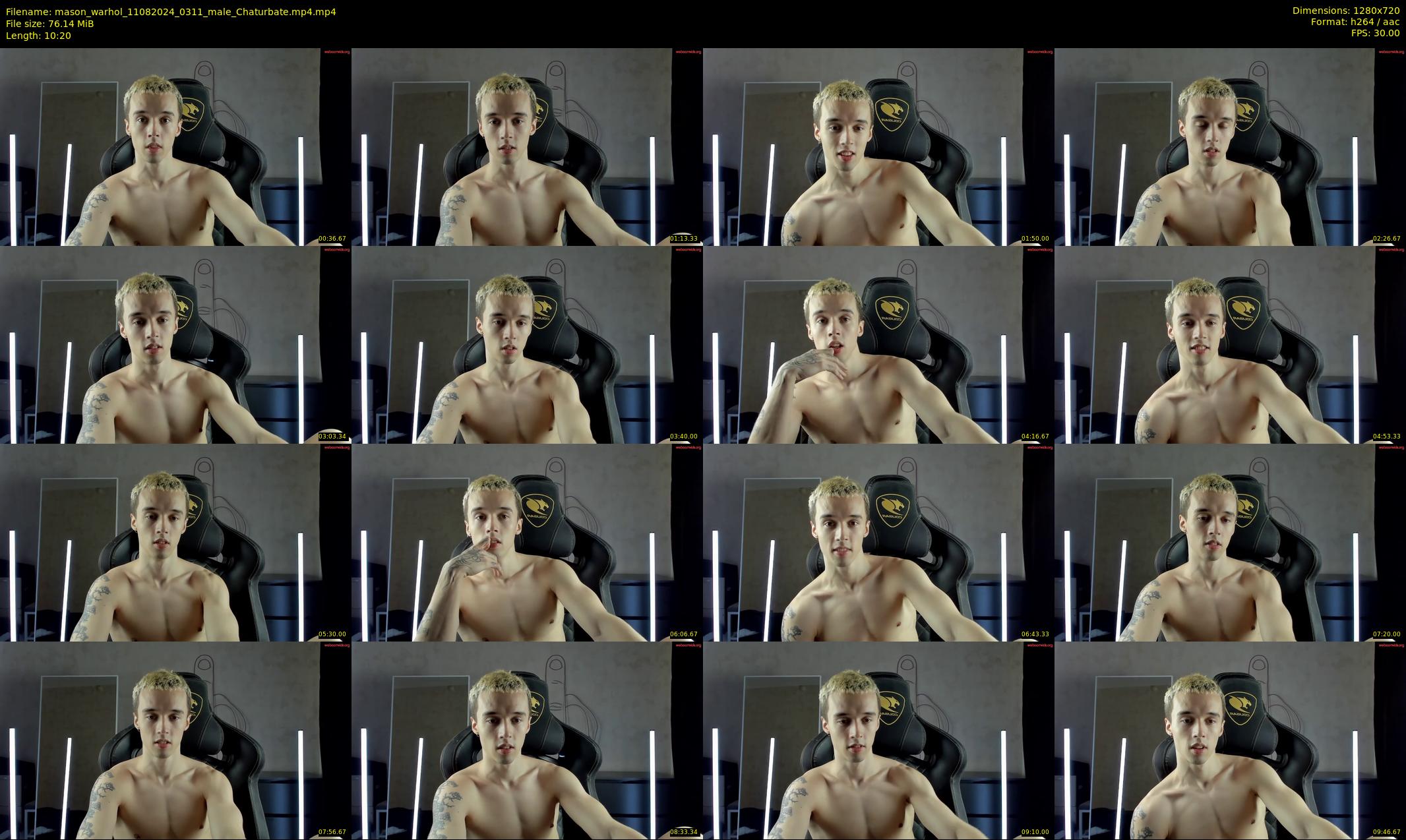 mason_warhol — 11 minute Chaturbate male cam show recording, 720p, Aug 11, 2024