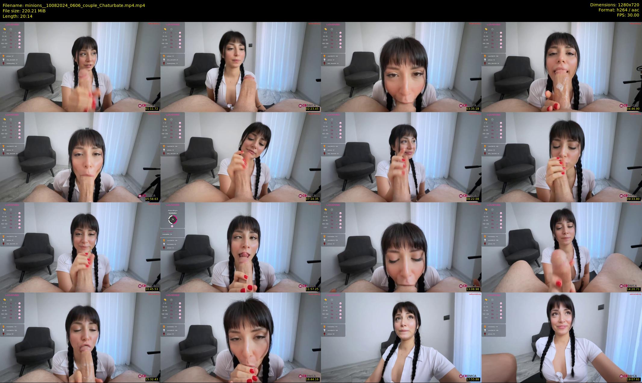 minions_ — 21 minute Chaturbate couple cam show recording, 720p, Aug 10, 2024