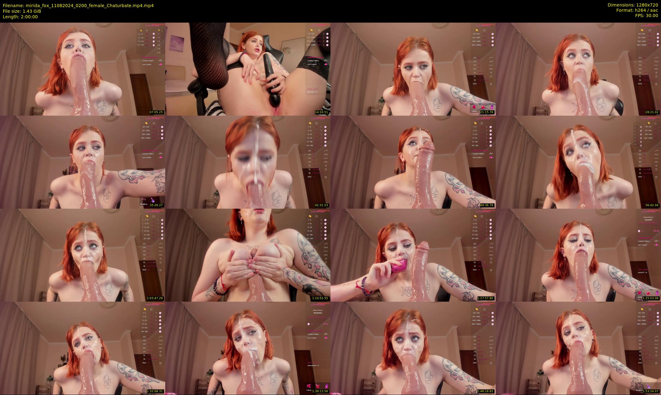 mirida_fox — 120 minute Chaturbate female cam show recording, 720p, Aug 11, 2024