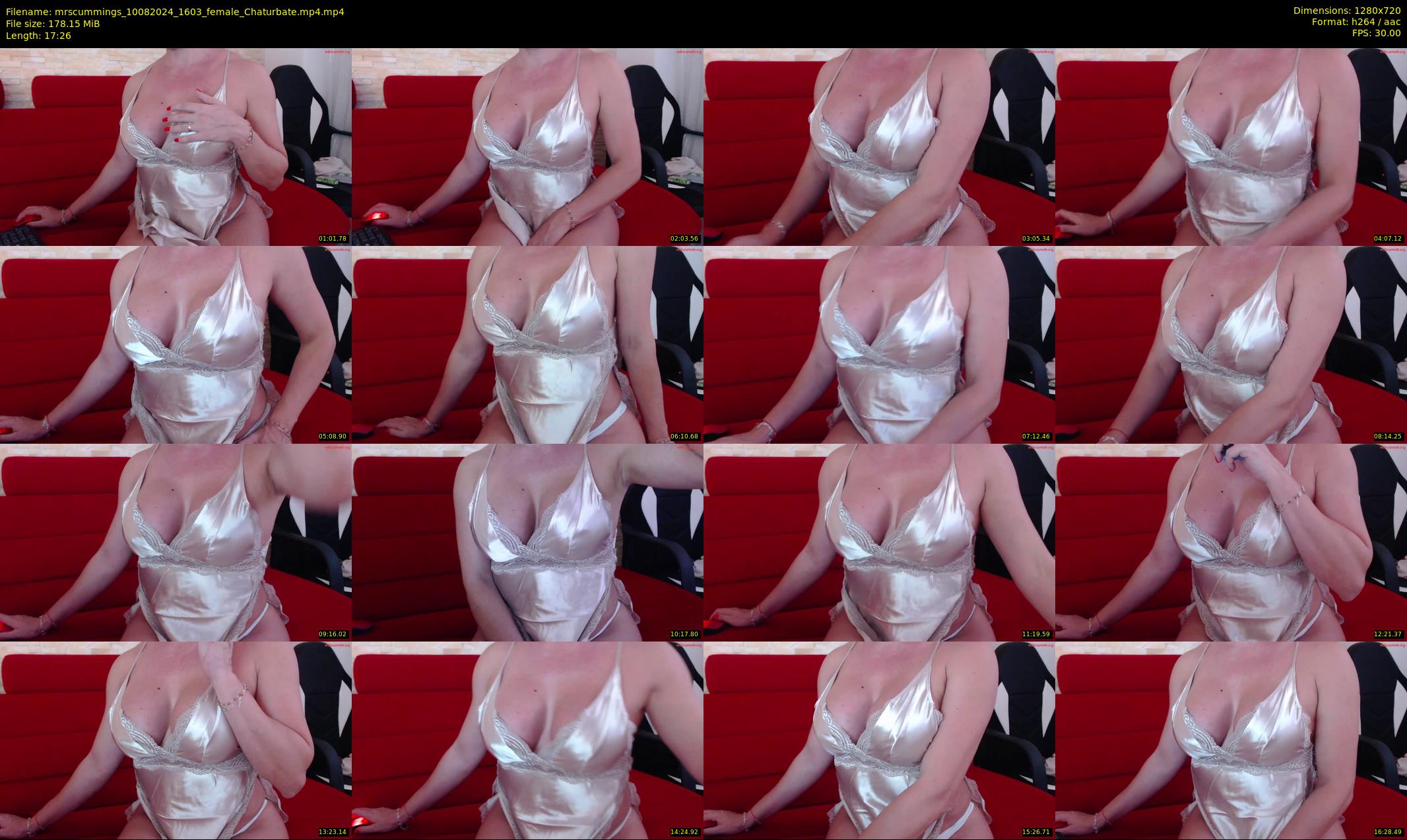 mrscummings — 18 minute Chaturbate female cam show recording, 720p, Aug 10, 2024