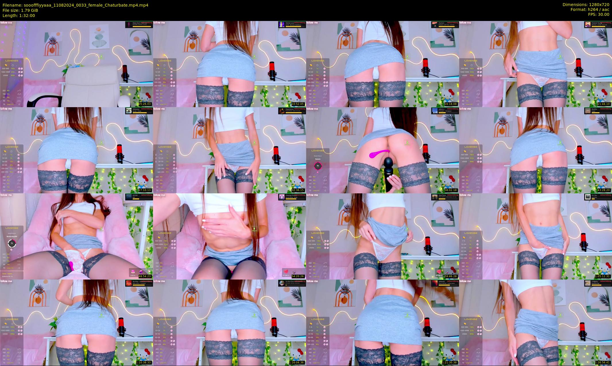 sooofffiyyaaa — 92 minute Chaturbate female cam show recording, 720p, Aug 11, 2024
