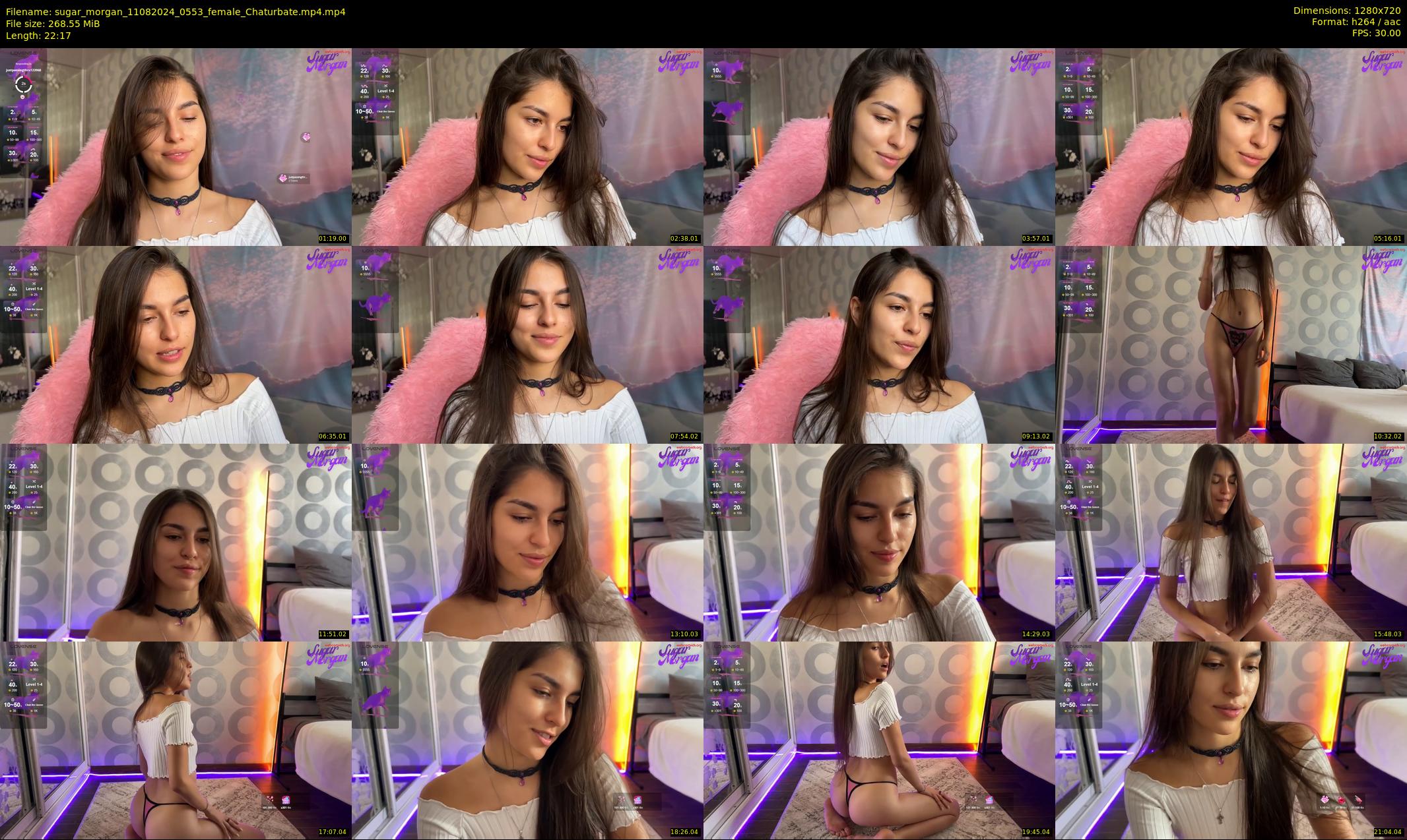 sugar_morgan — 23 minute Chaturbate female cam show recording, 720p, Aug 11, 2024