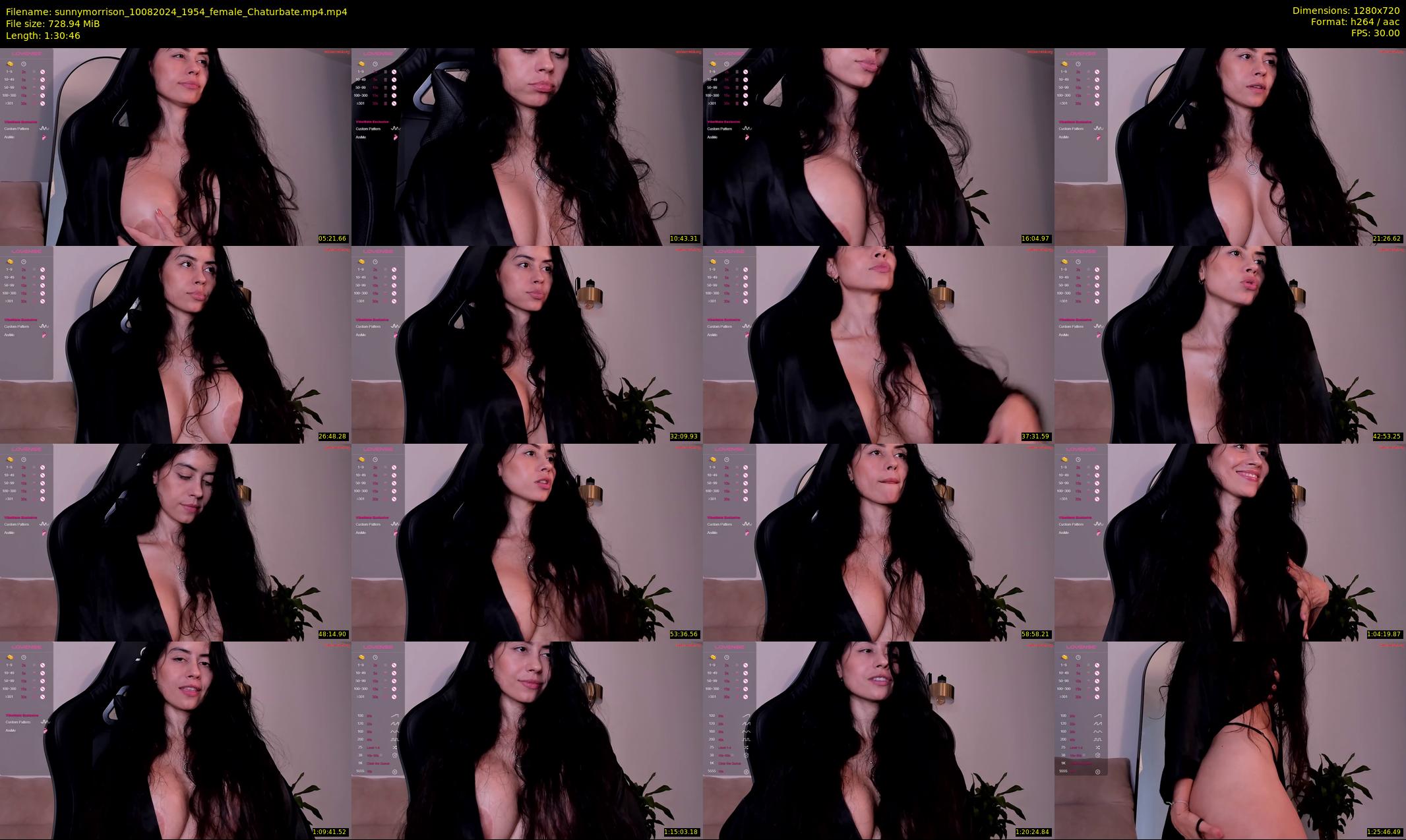 sunnymorrison — 91 minute Chaturbate female cam show recording, 720p, Aug 10, 2024