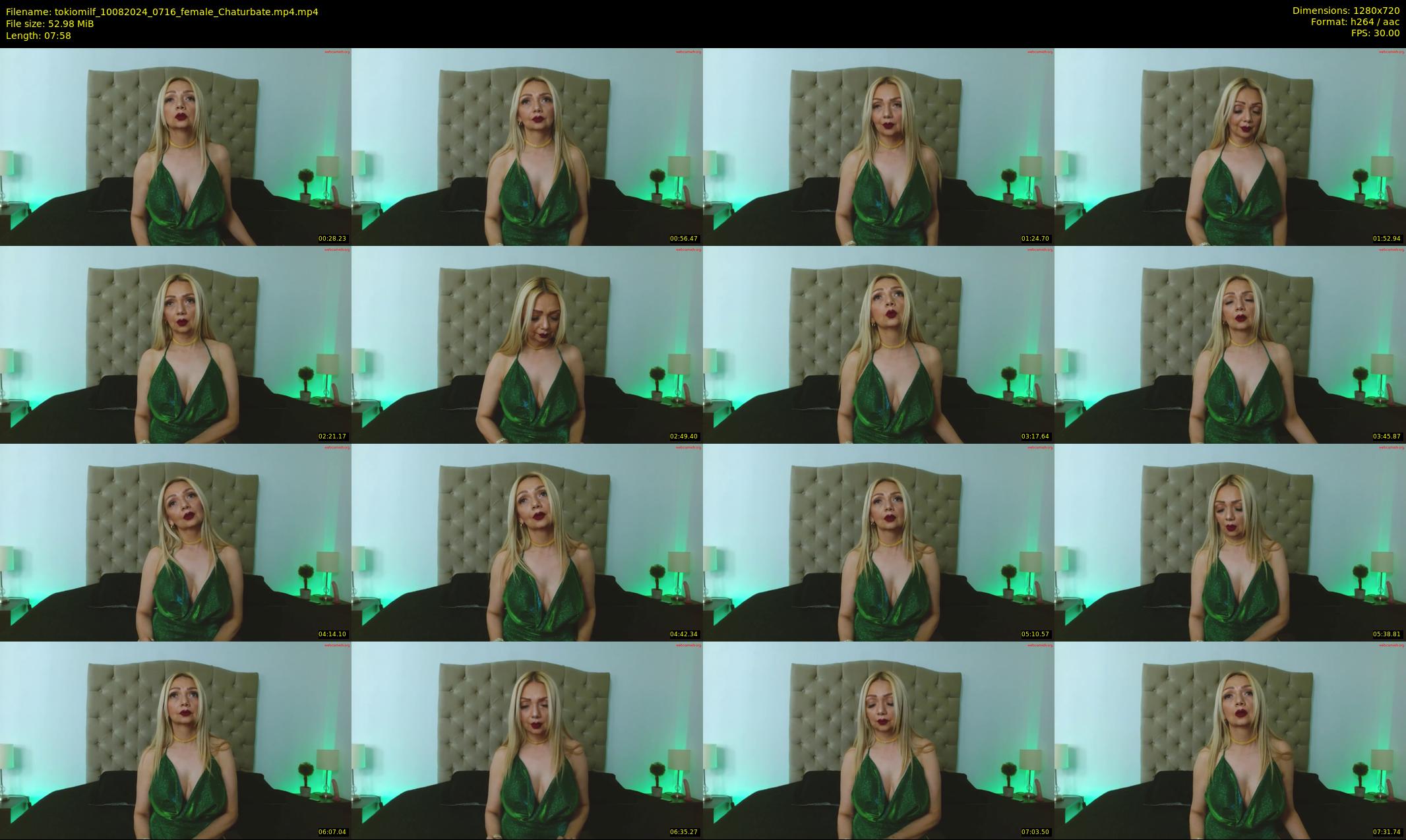 tokiomilf — 8 minute Chaturbate female cam show recording, 720p, Aug 10, 2024