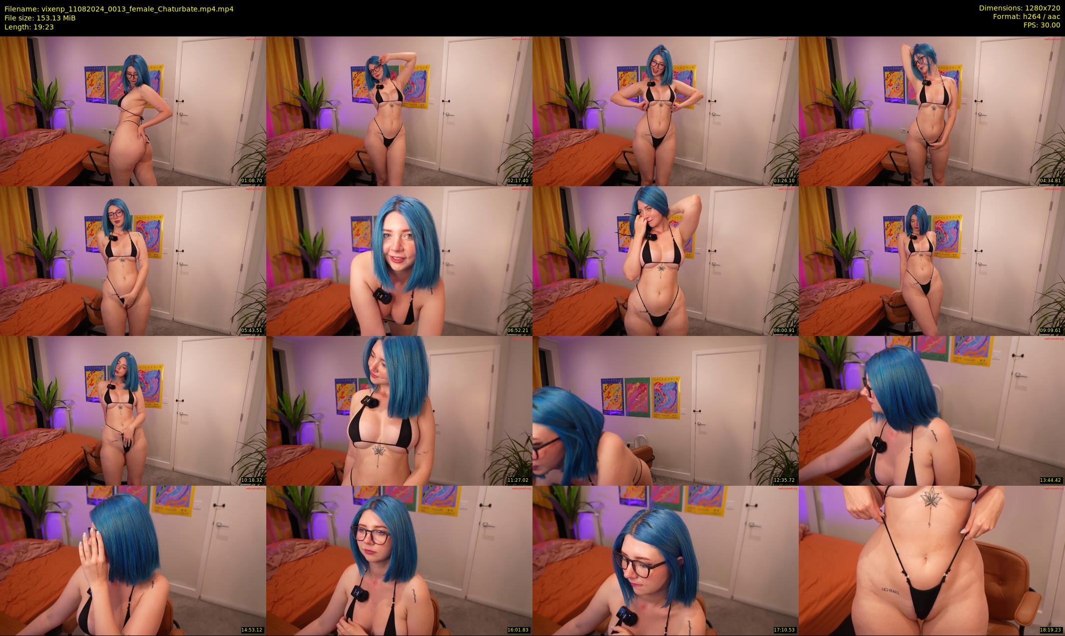 vixenp — 20 minute Chaturbate female cam show recording, 720p, Aug 11, 2024