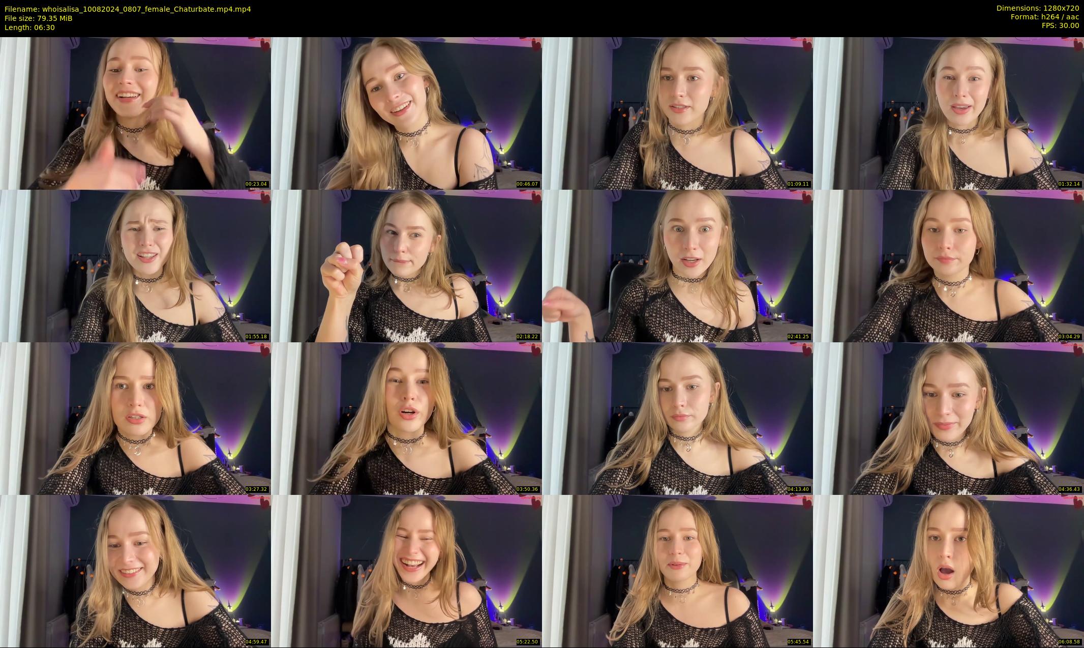 whoisalisa — 7 minute Chaturbate female cam show recording, 720p, Aug 10, 2024