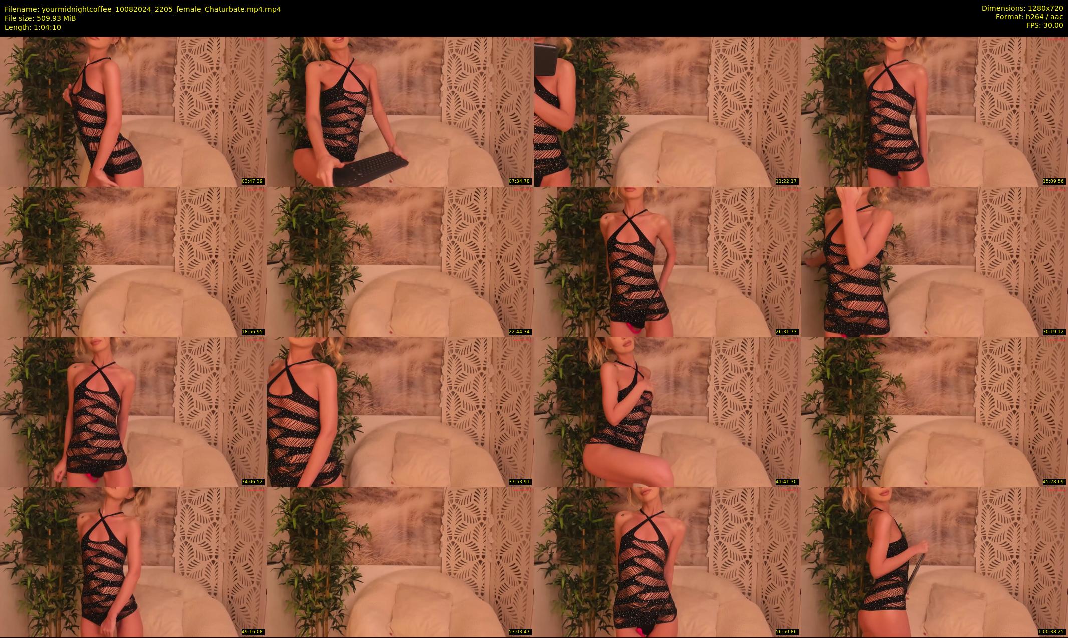 yourmidnightcoffee — 65 minute Chaturbate female cam show recording, 720p, Aug 10, 2024