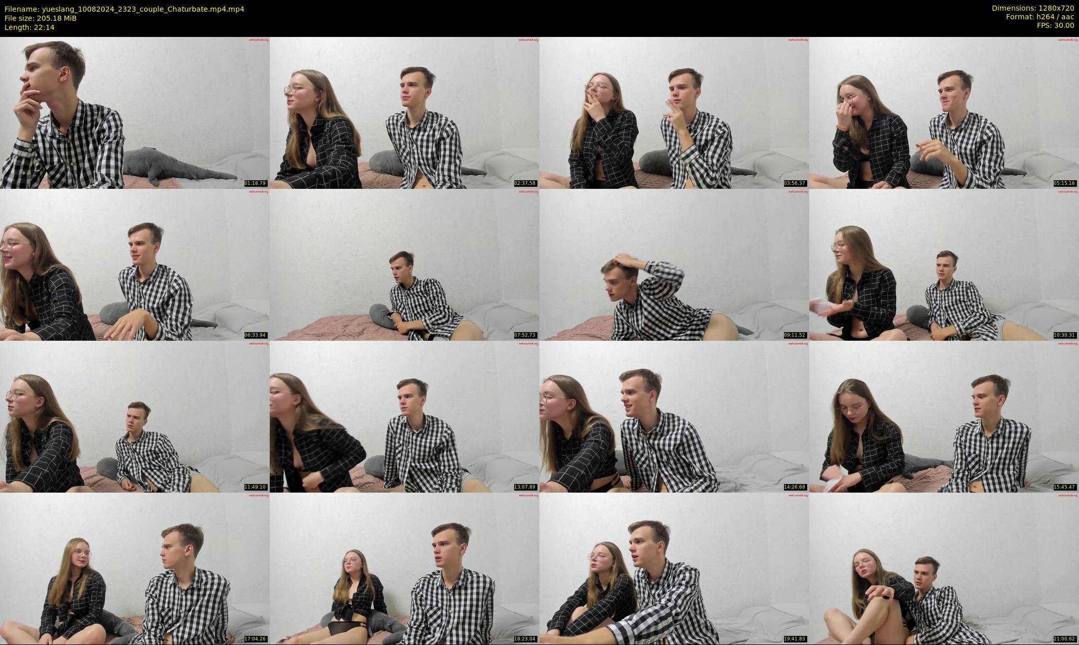 yueslang — 23 minute Chaturbate couple cam show recording, 720p, Aug 10, 2024