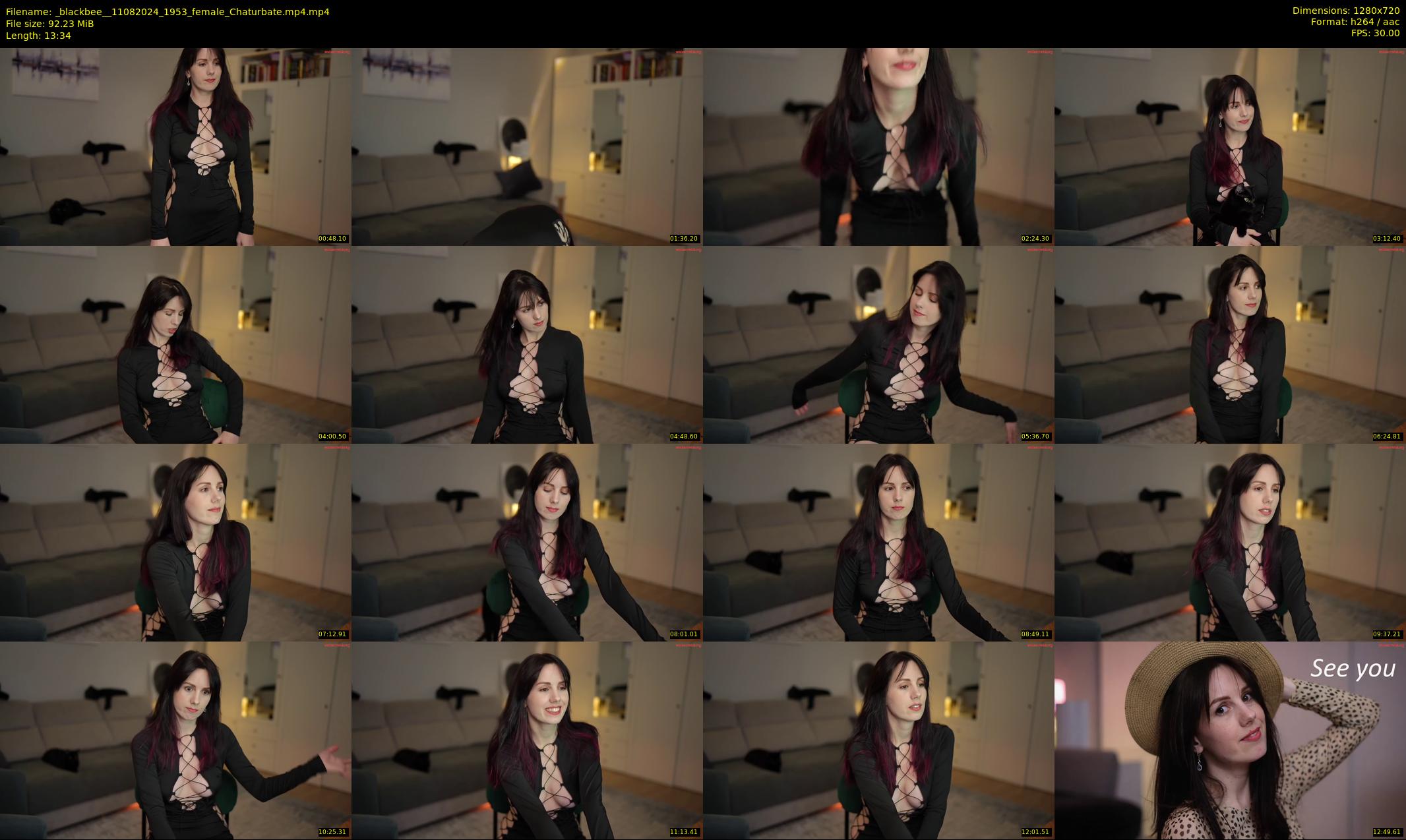 _blackbee_ — 14 minute Chaturbate female cam show recording, 720p, Aug 11, 2024