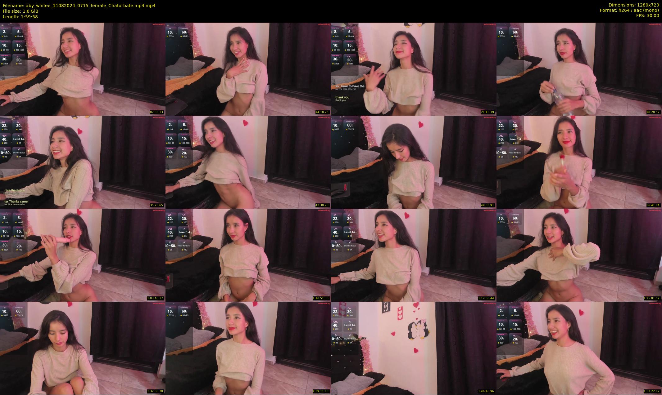 aby_whitee — 120 minute Chaturbate female cam show recording, 720p, Aug 11, 2024