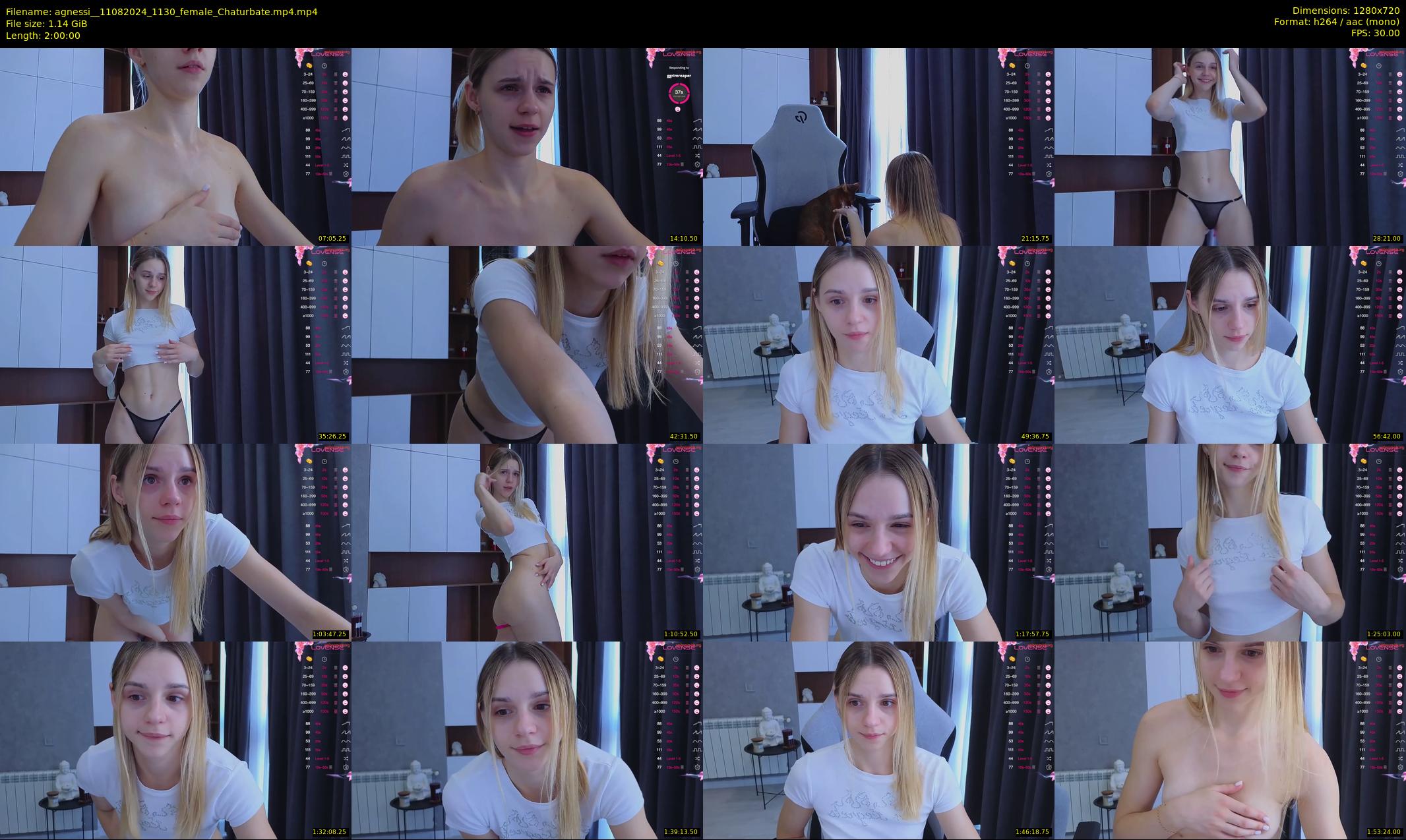 agnessi_ — 120 minute Chaturbate female cam show recording, 720p, Aug 11, 2024