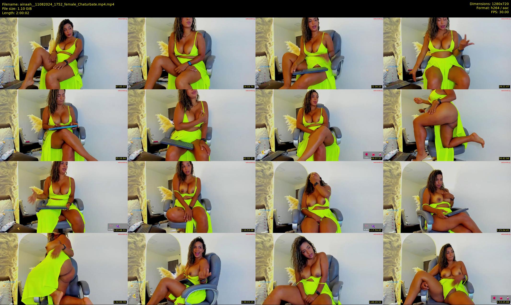 ainaah_ — 121 minute Chaturbate female cam show recording, 720p, Aug 11, 2024