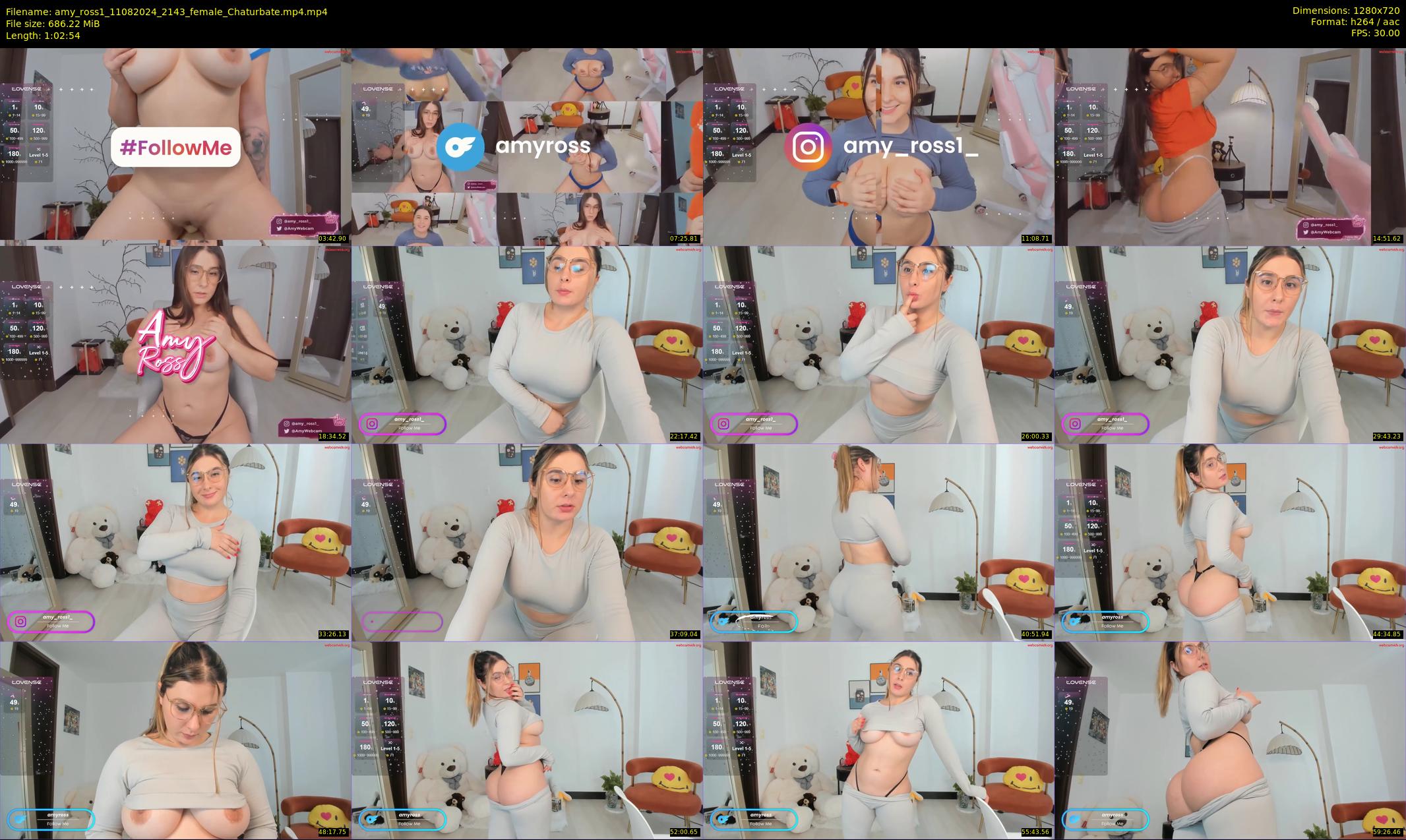 amy_ross1 — 63 minute Chaturbate female cam show recording, 720p, Aug 11, 2024