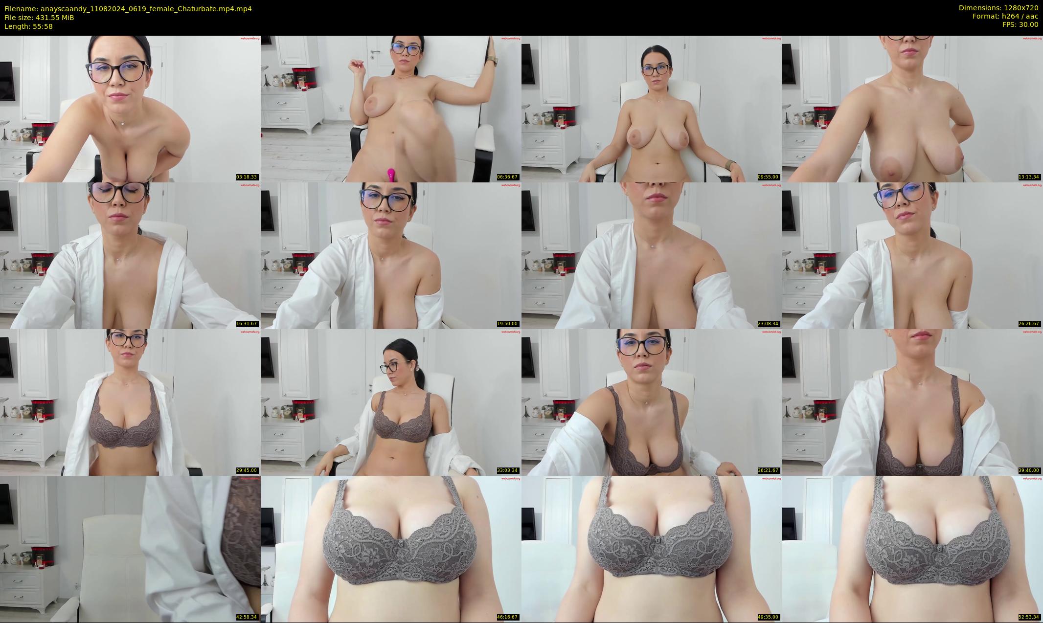 anayscaandy — 56 minute Chaturbate female cam show recording, 720p, Aug 11, 2024