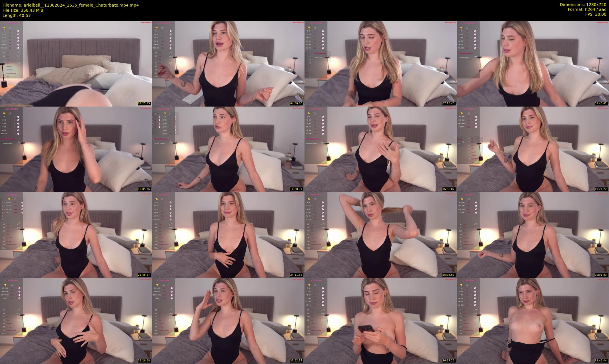 arielbell_ — 41 minute Chaturbate female cam show recording, 720p, Aug 11, 2024