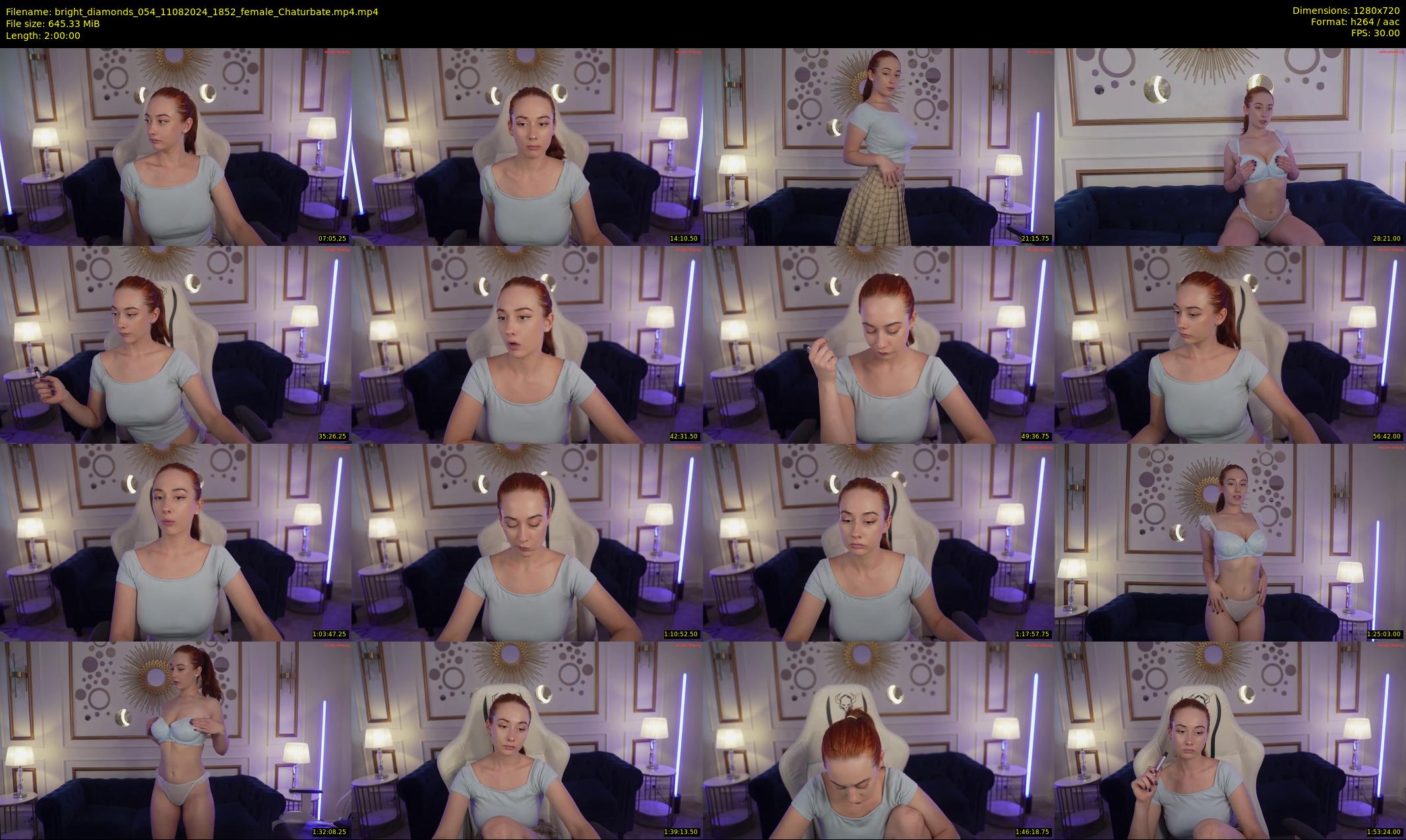 bright_diamonds_054 — 120 minute Chaturbate couple cam show recording, 720p, Aug 11, 2024