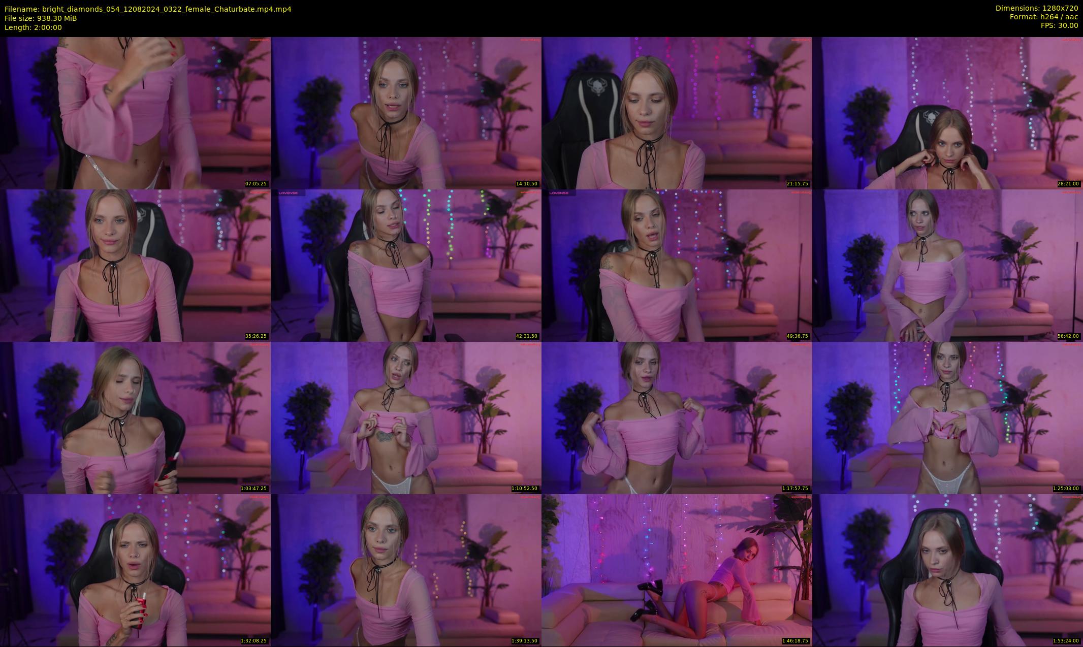 bright_diamonds_054 — 120 minute Chaturbate couple cam show recording, 720p, Aug 12, 2024