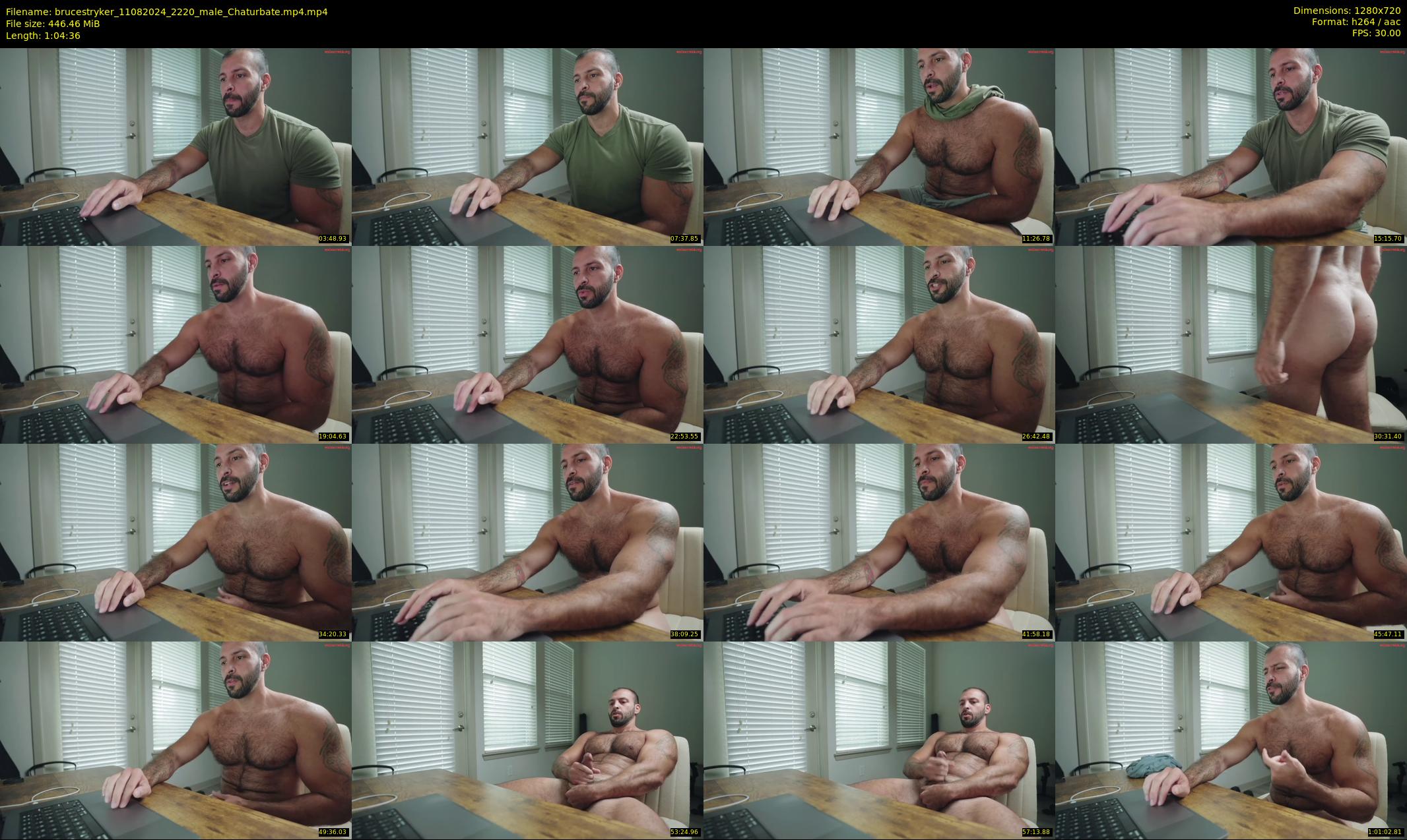 brucestryker — 65 minute Chaturbate male cam show recording, 720p, Aug 11, 2024
